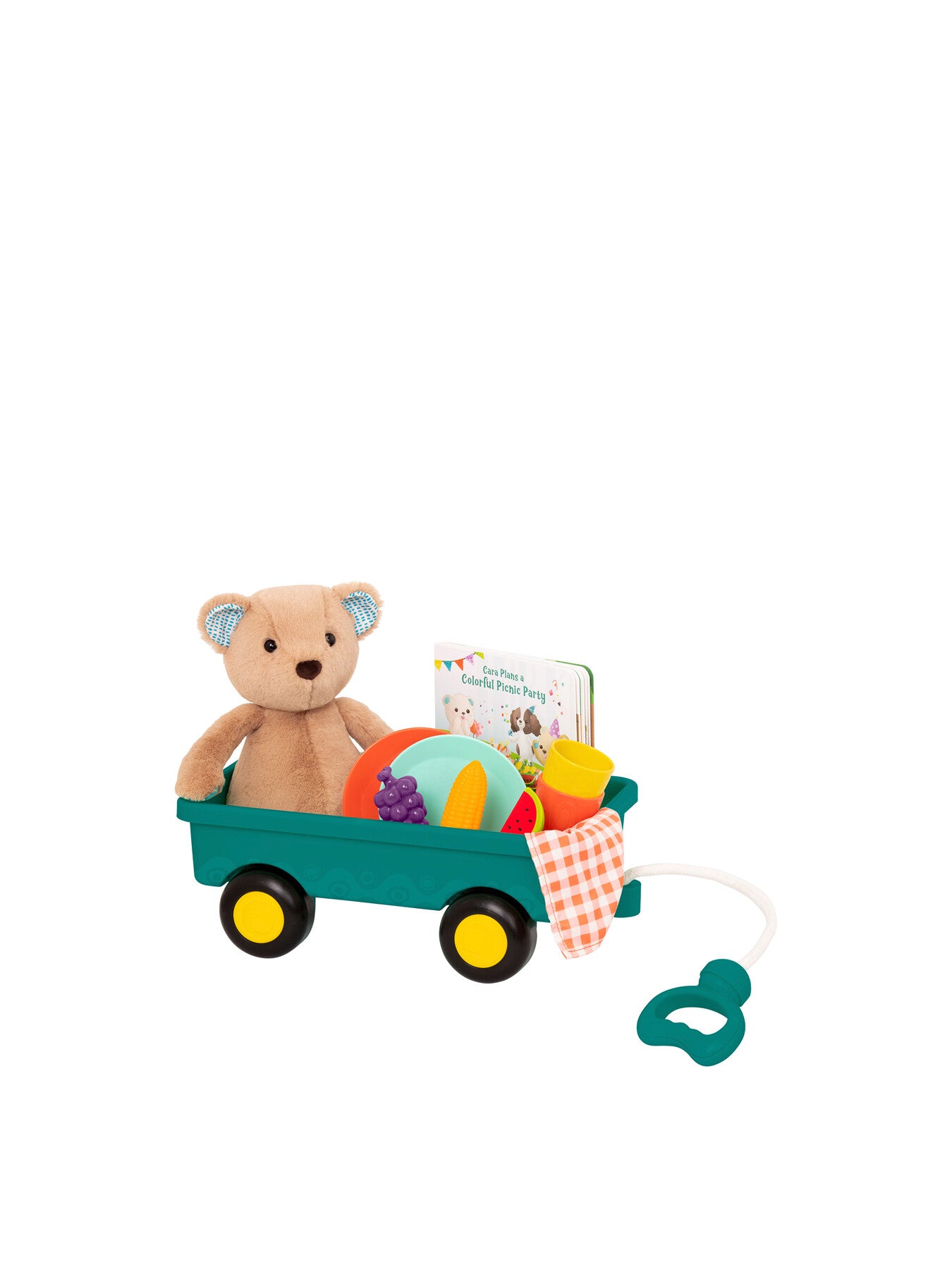 B Classic Plush Bear Book Deluxe Picnic Set