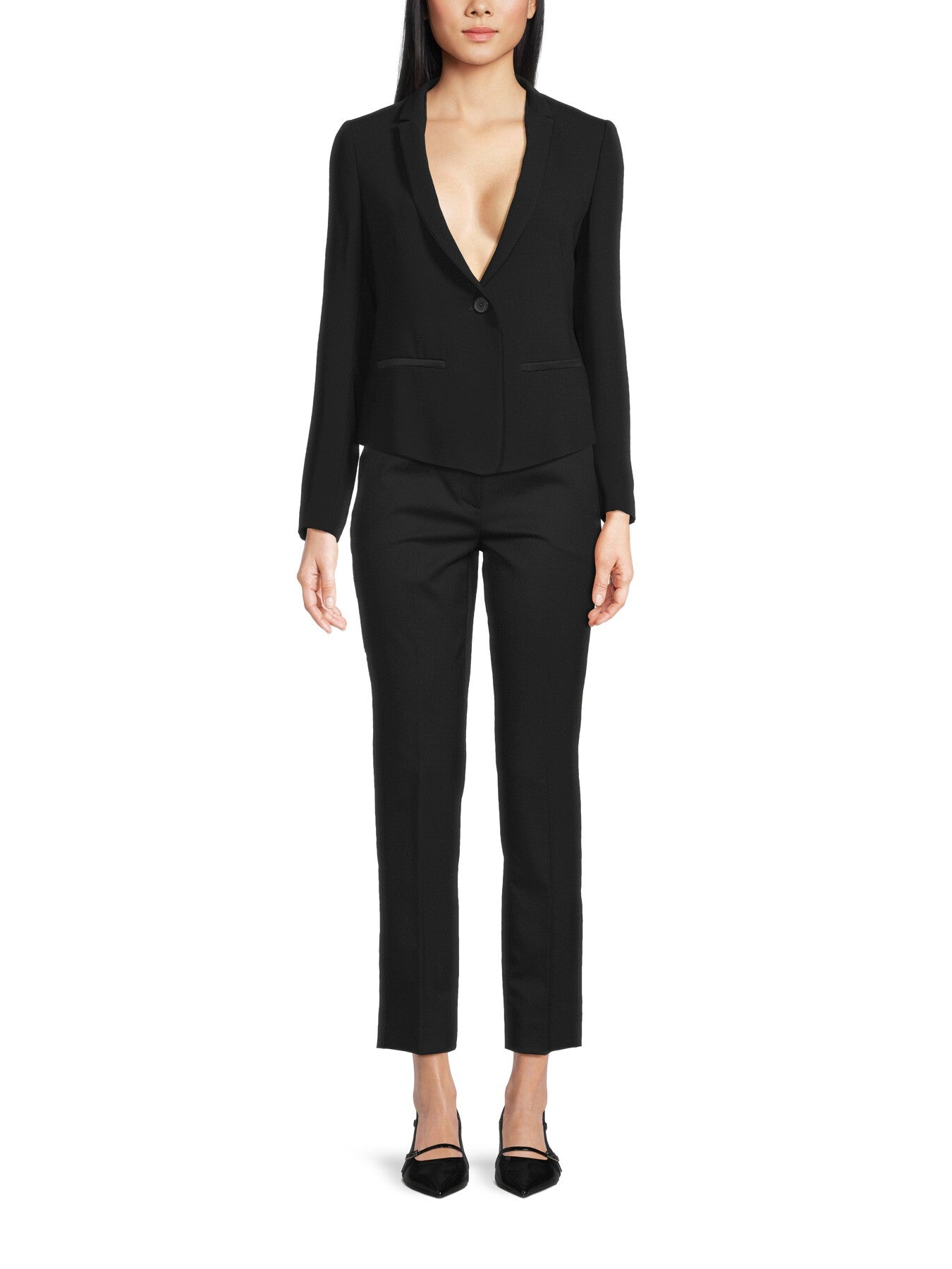 Miranda One Button Blazer