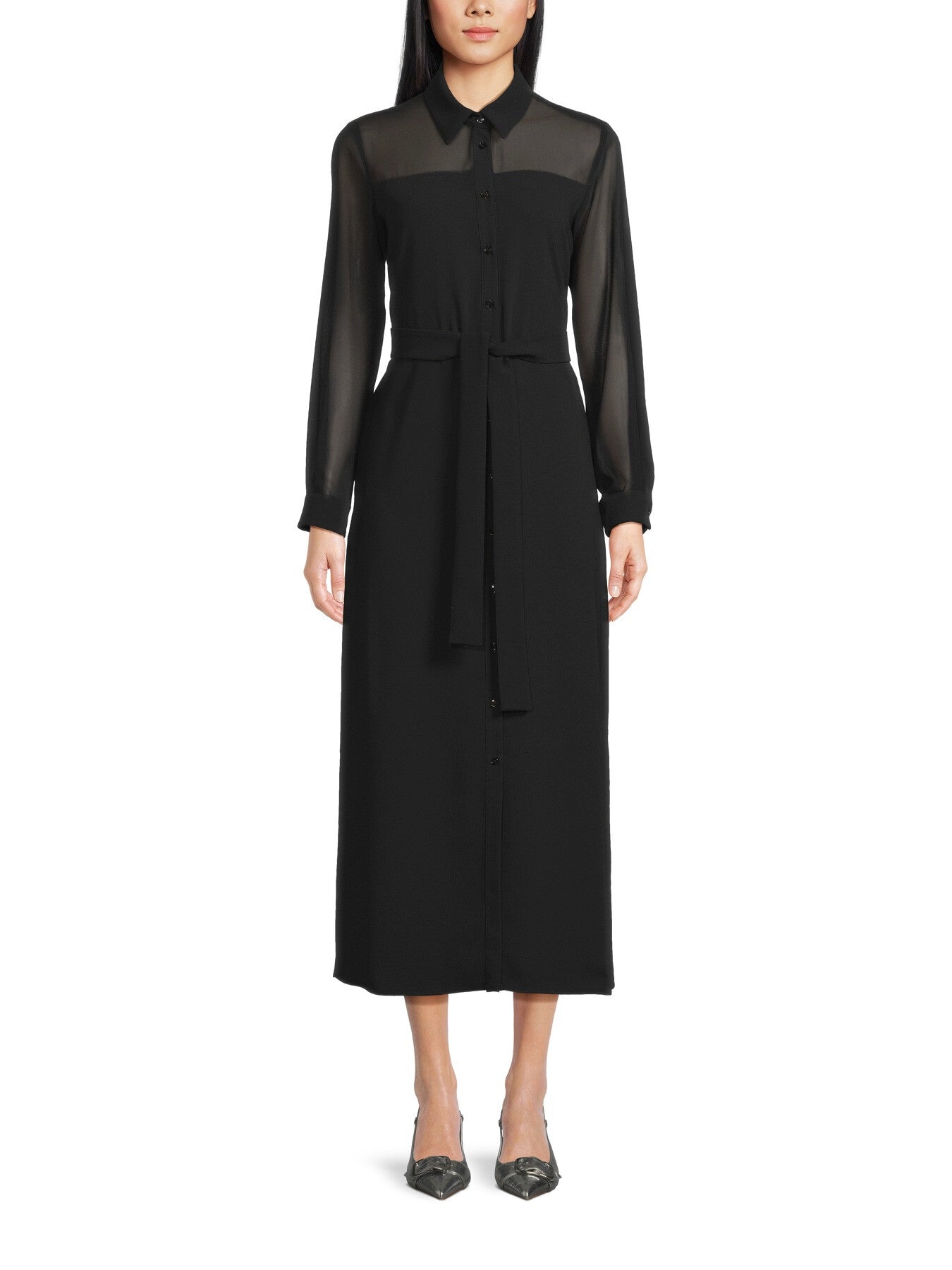 Uruguay Belted Midi Dress