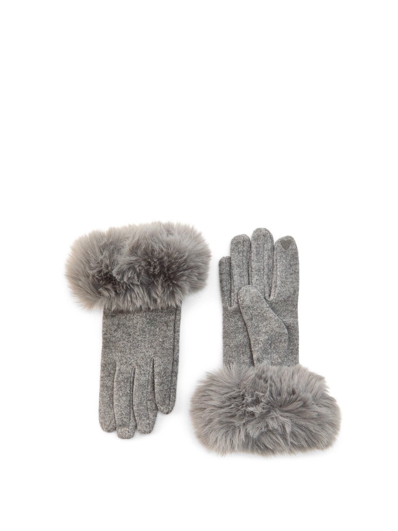 Faux Fur Cuff Gloves