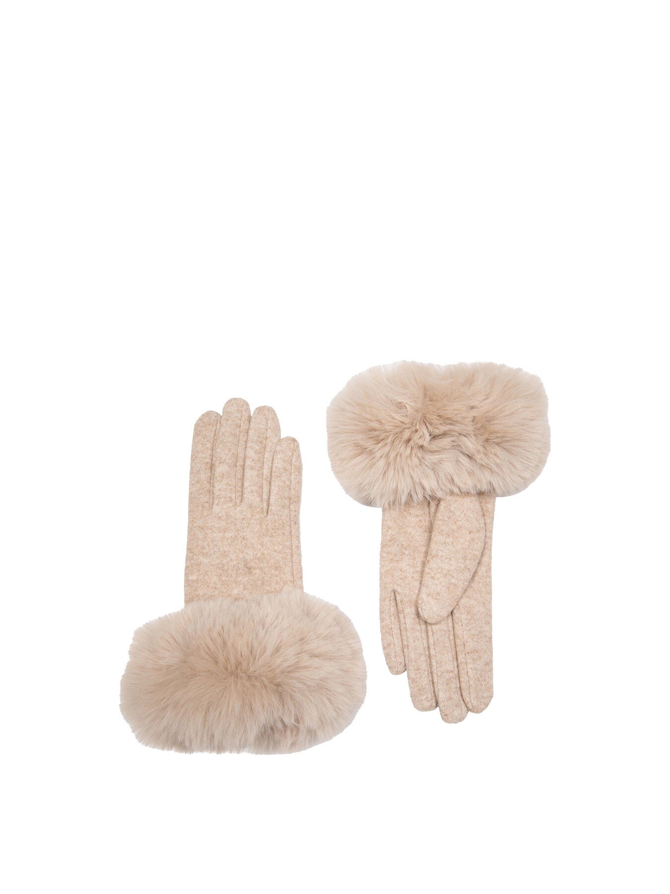Women’s Gloves with Faux Fur Cuffs