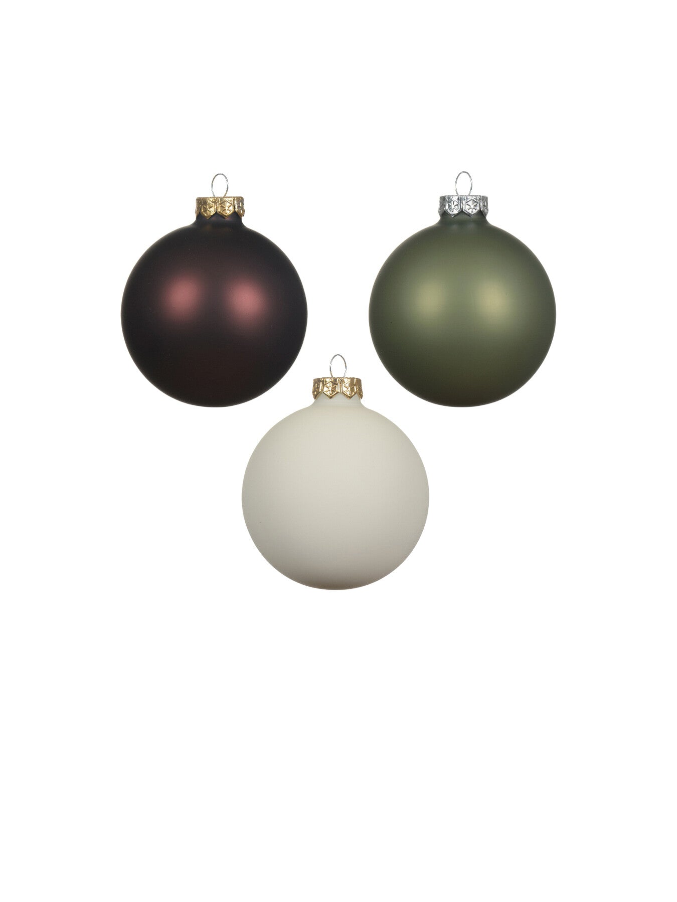 Baubles Glass Matt Mix