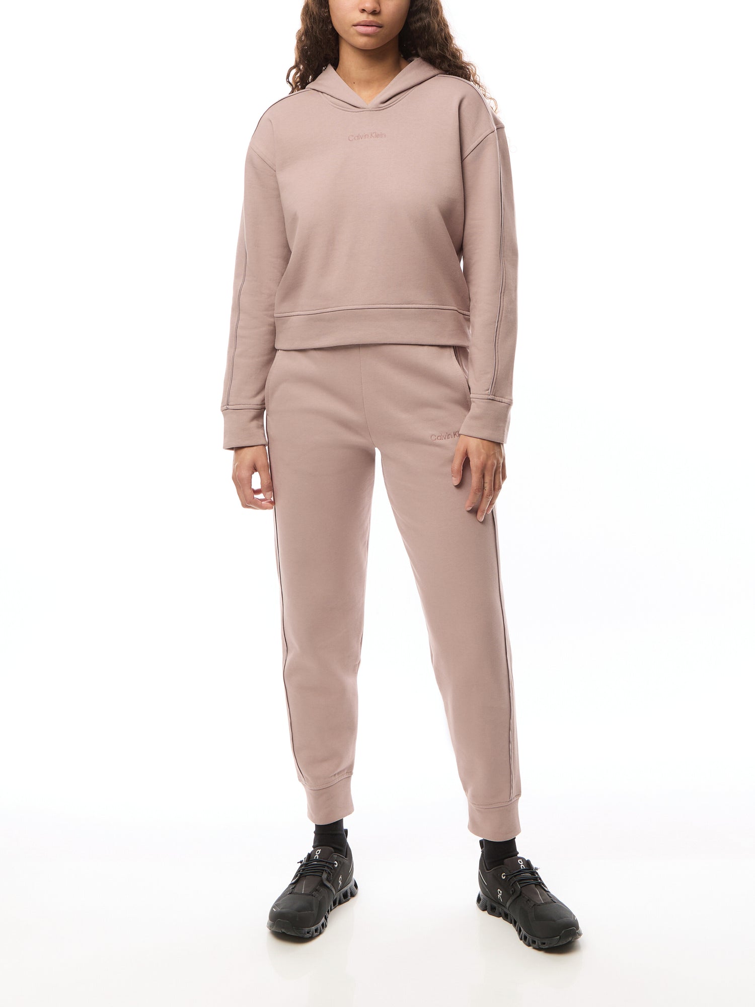Tonal Logo Lounge Hoodie