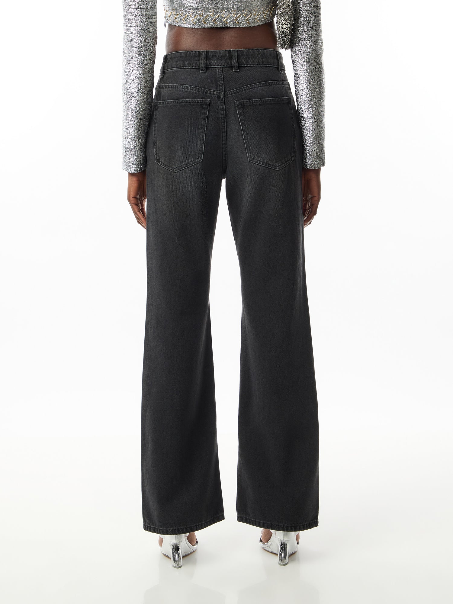 Pantalon Large Denim Trousers
