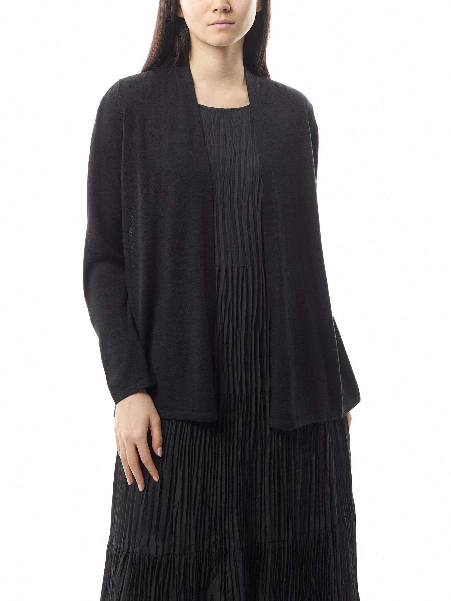 Merino Wool Long Cardigan