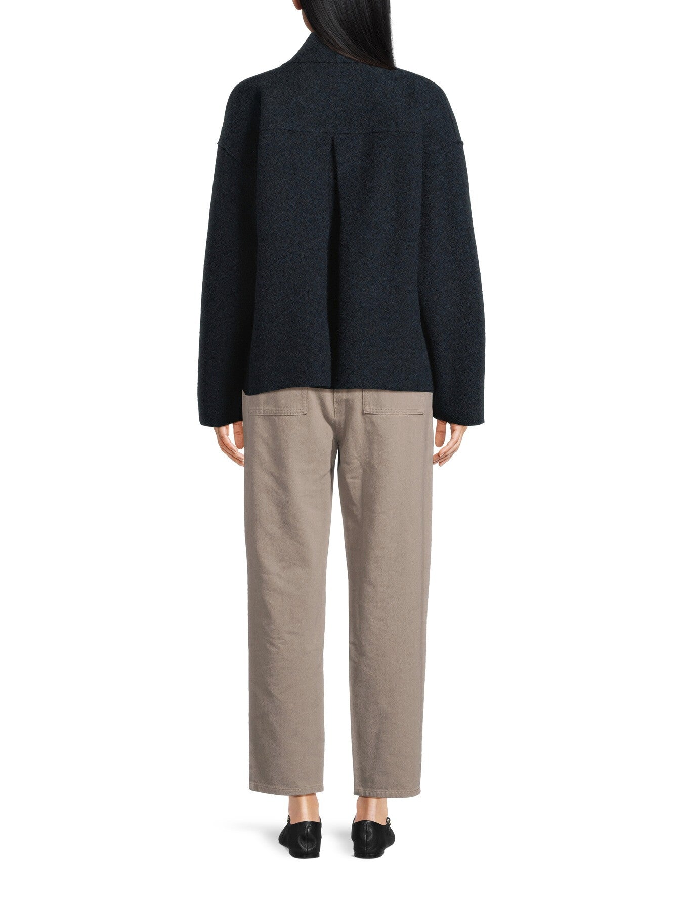 High Collar Jacket with Pockets