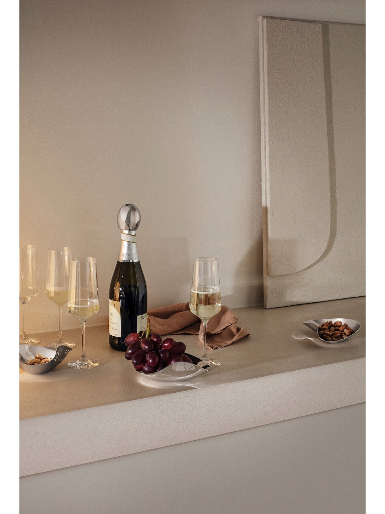 Bernadotte Champagne Flute Glass Set of 6