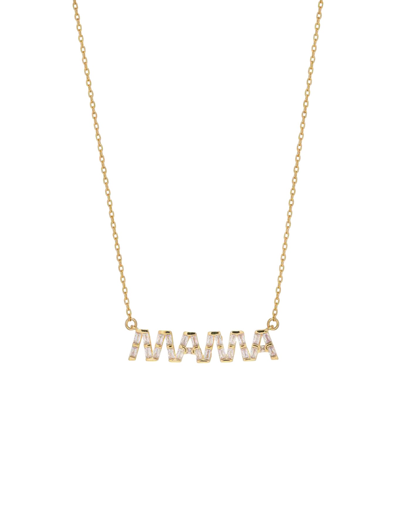 MAMA Baguette Named Necklace