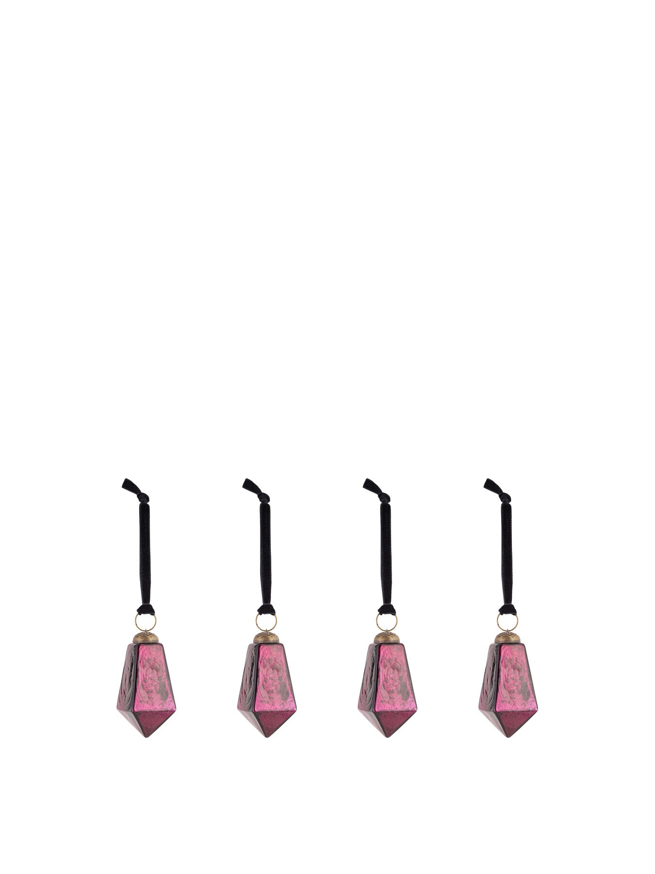 Ratnam Baubles Ruby Large Set of 4