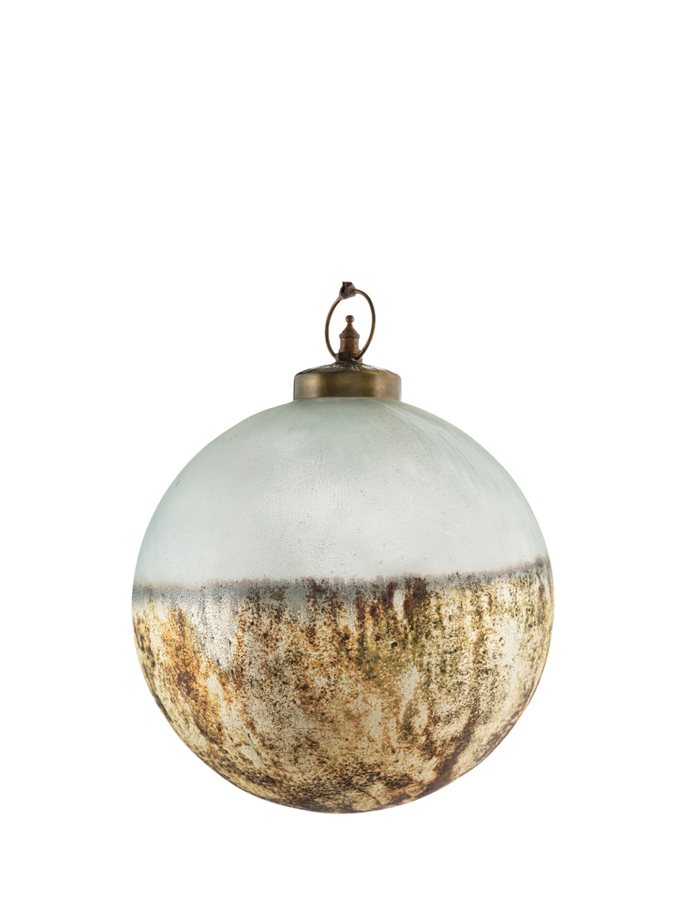 Ngolo Aged Smoke Glass Large Bauble