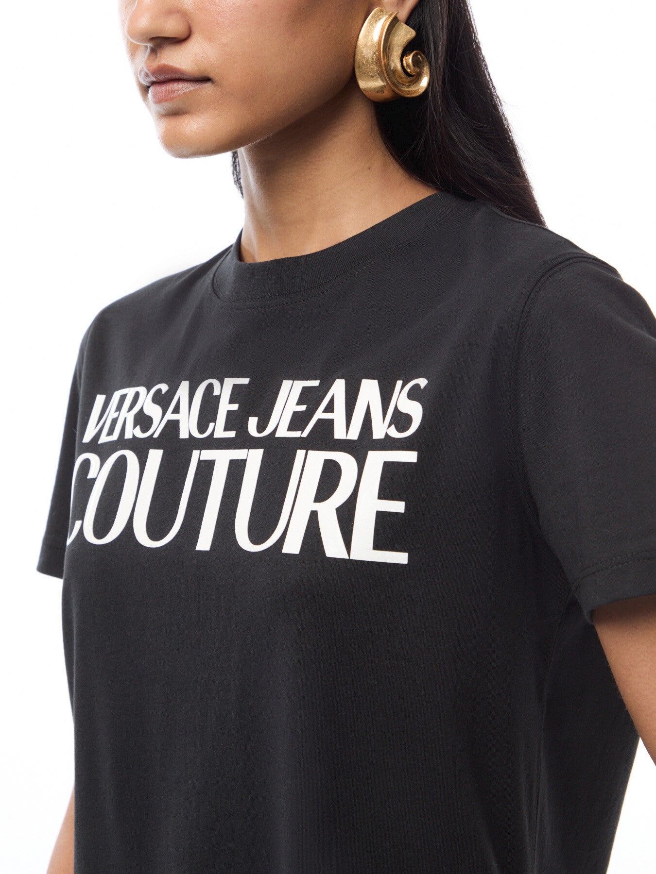 Black Institutional Logo T-Shirt