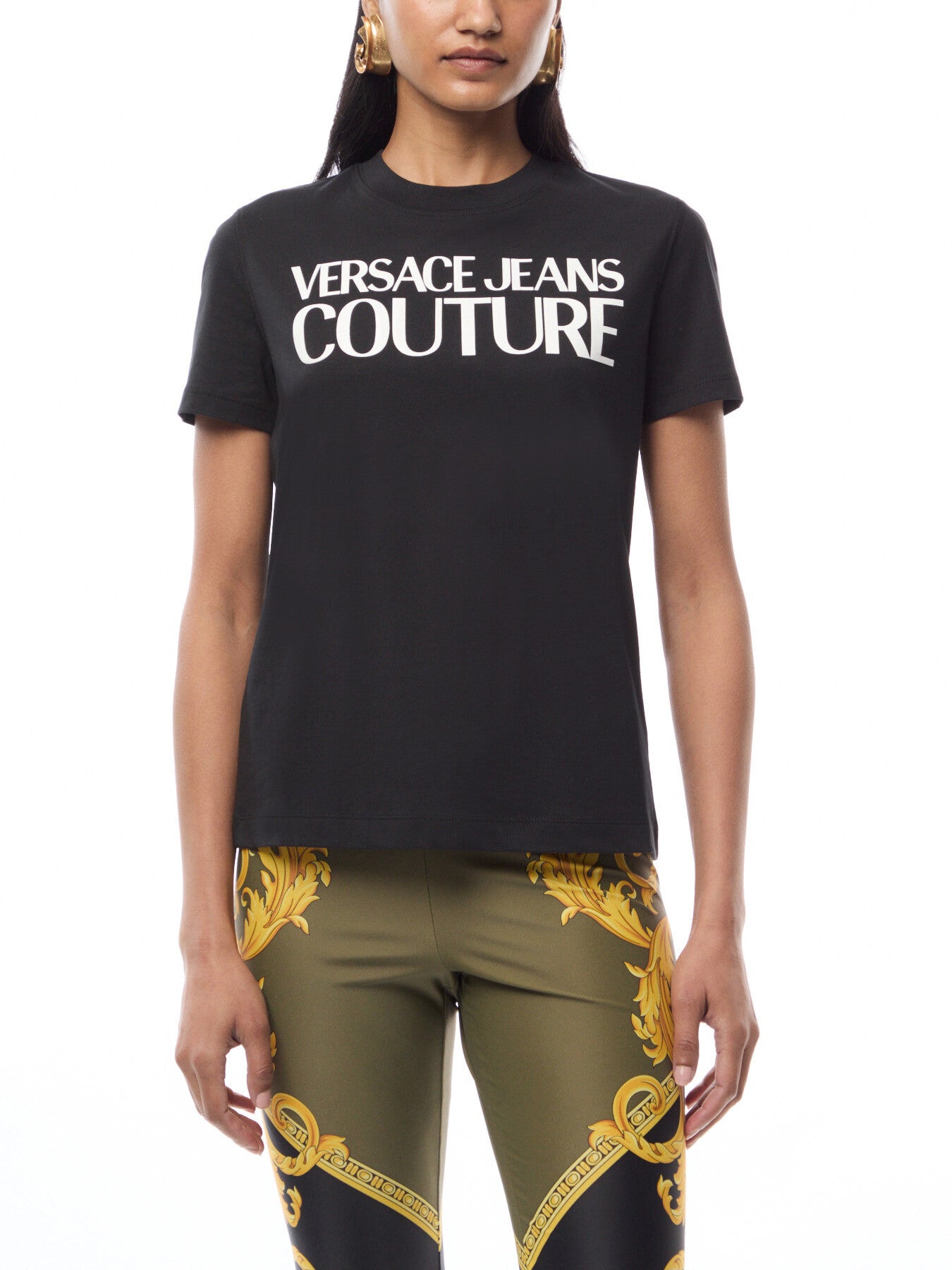 Black Institutional Logo T-Shirt