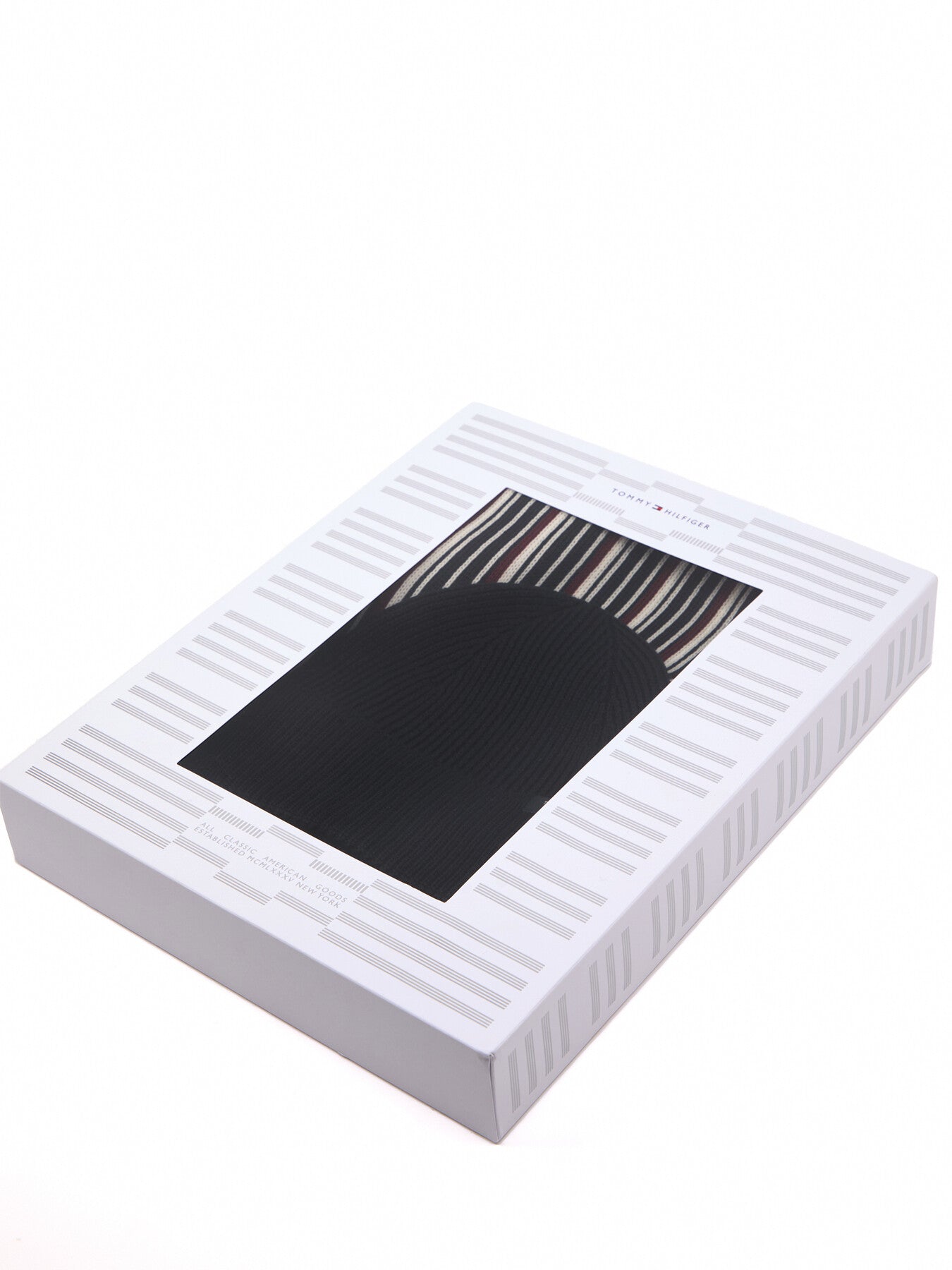 Striped Scarf and Beanie Gift Set