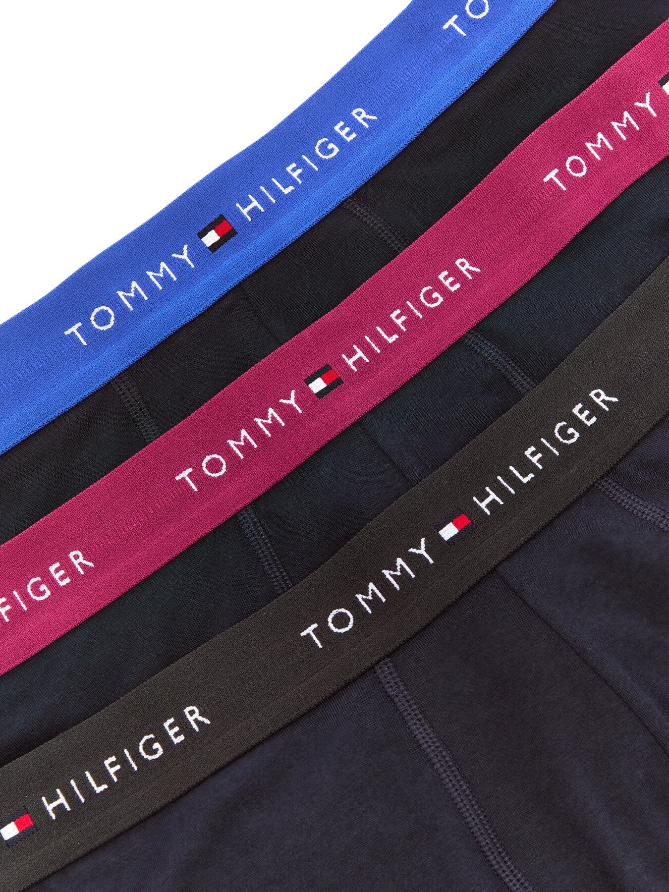Three Pack Logo Waistband Trunks