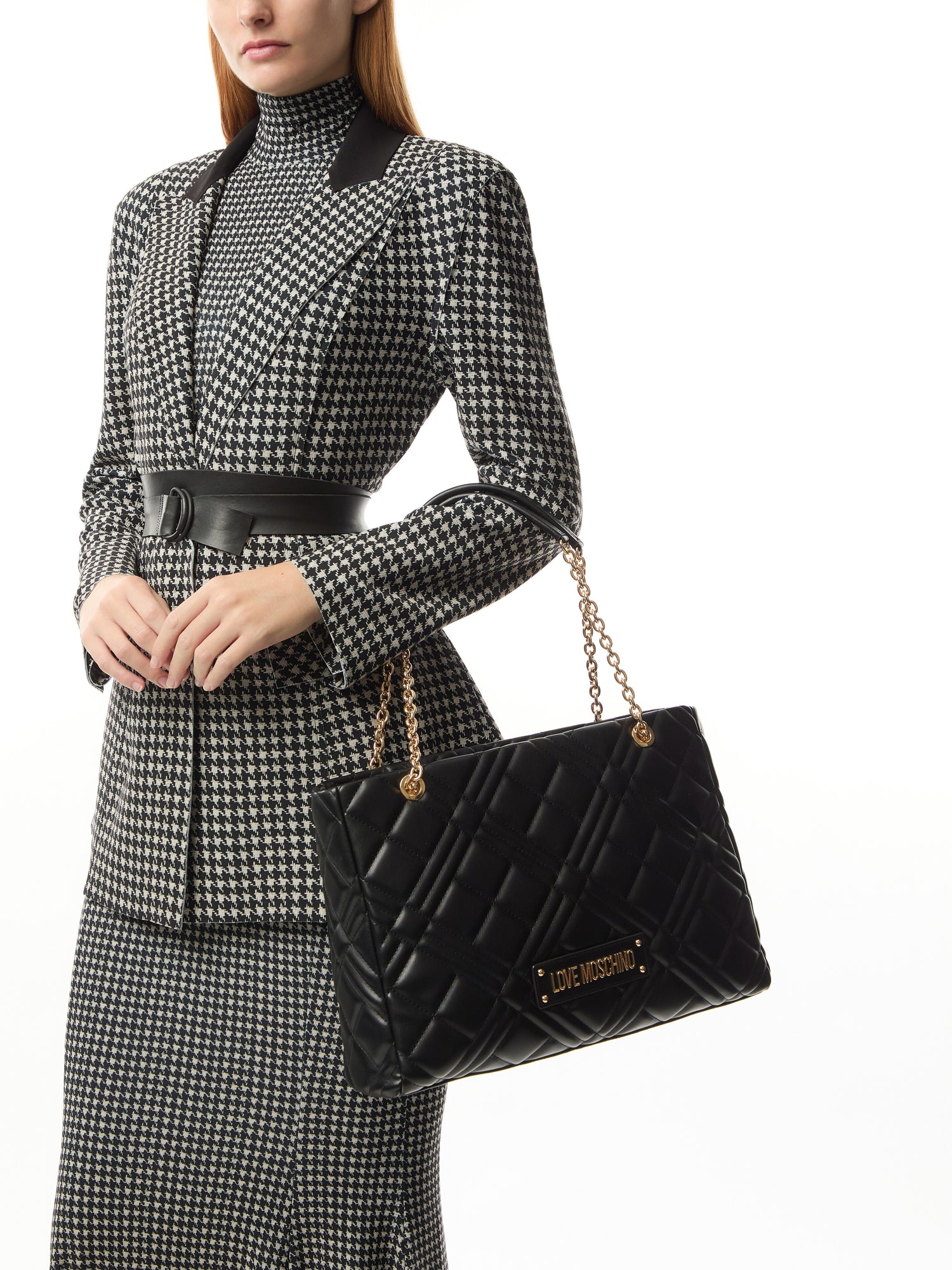 Quilted Shoulder Tote
