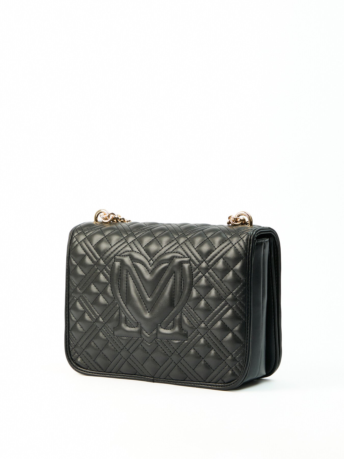 Quilted Shoulder Bag with Chain Strap