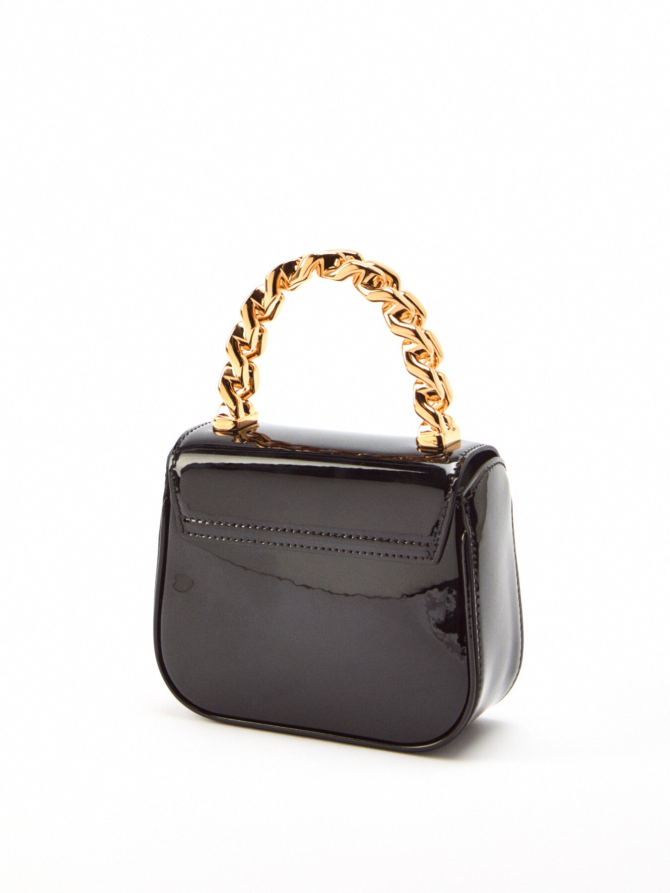 La Medusa Patent Leather Mini Bag