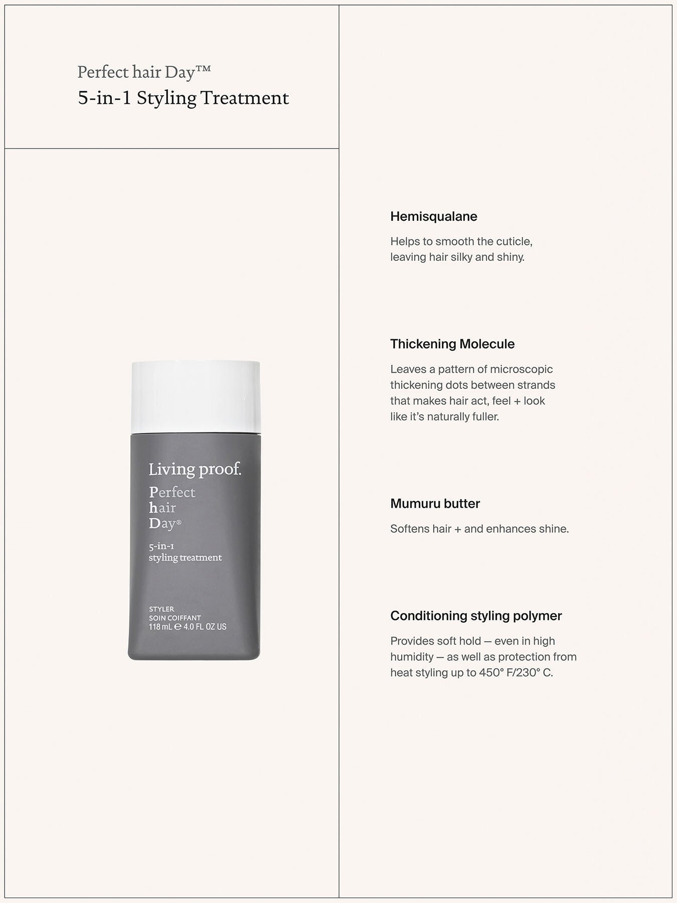 Perfect hair Day 5-in-1 Styling Treatment 118ml