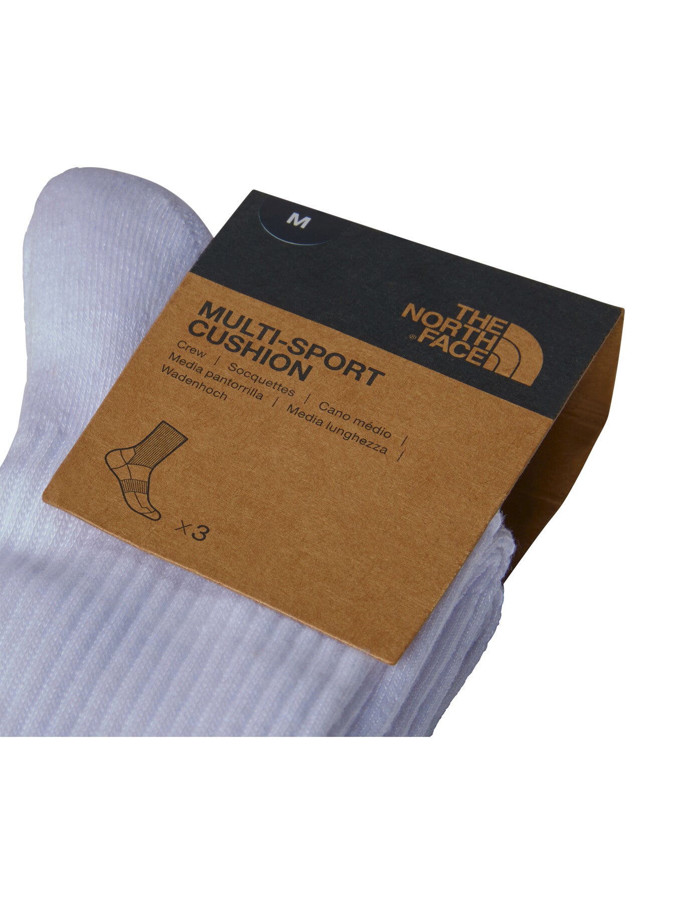 Three Pack Multi Sport Cushion Crew Socks