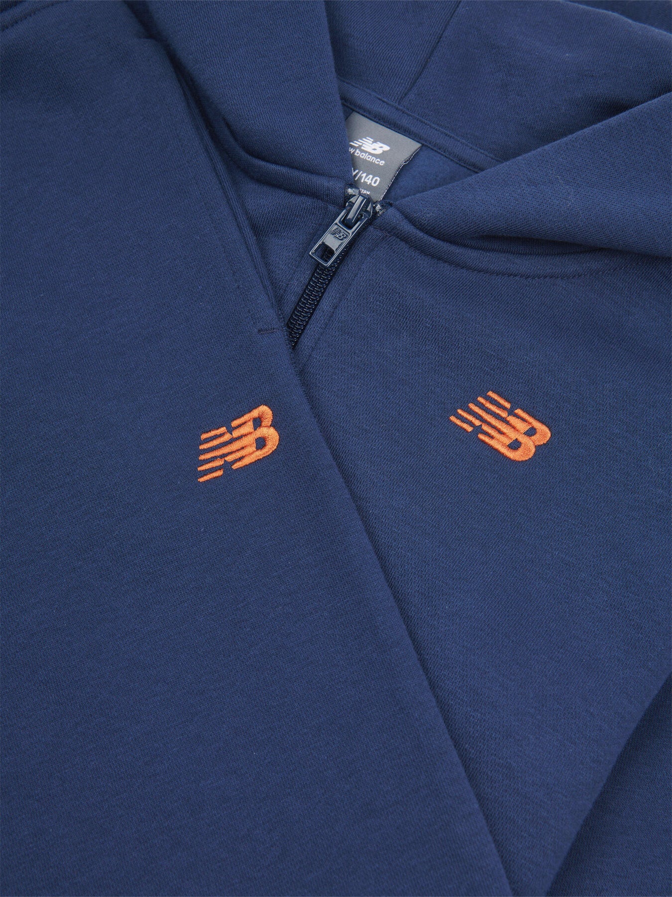 New Balance Brush Back Small Logo Full Zip Hoodie Jog Set