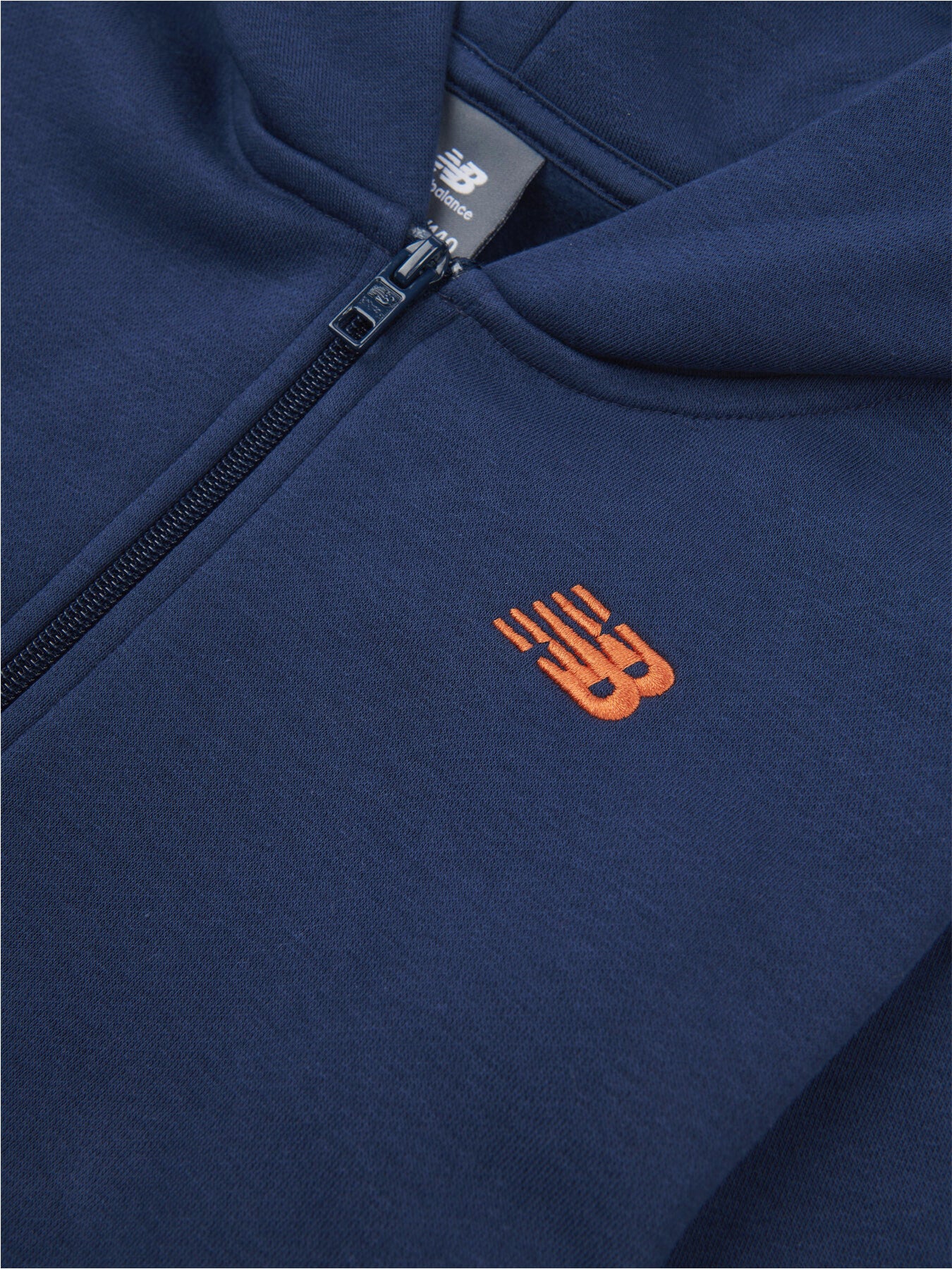 New Balance Brush Back Small Logo Full Zip Hoodie Jog Set