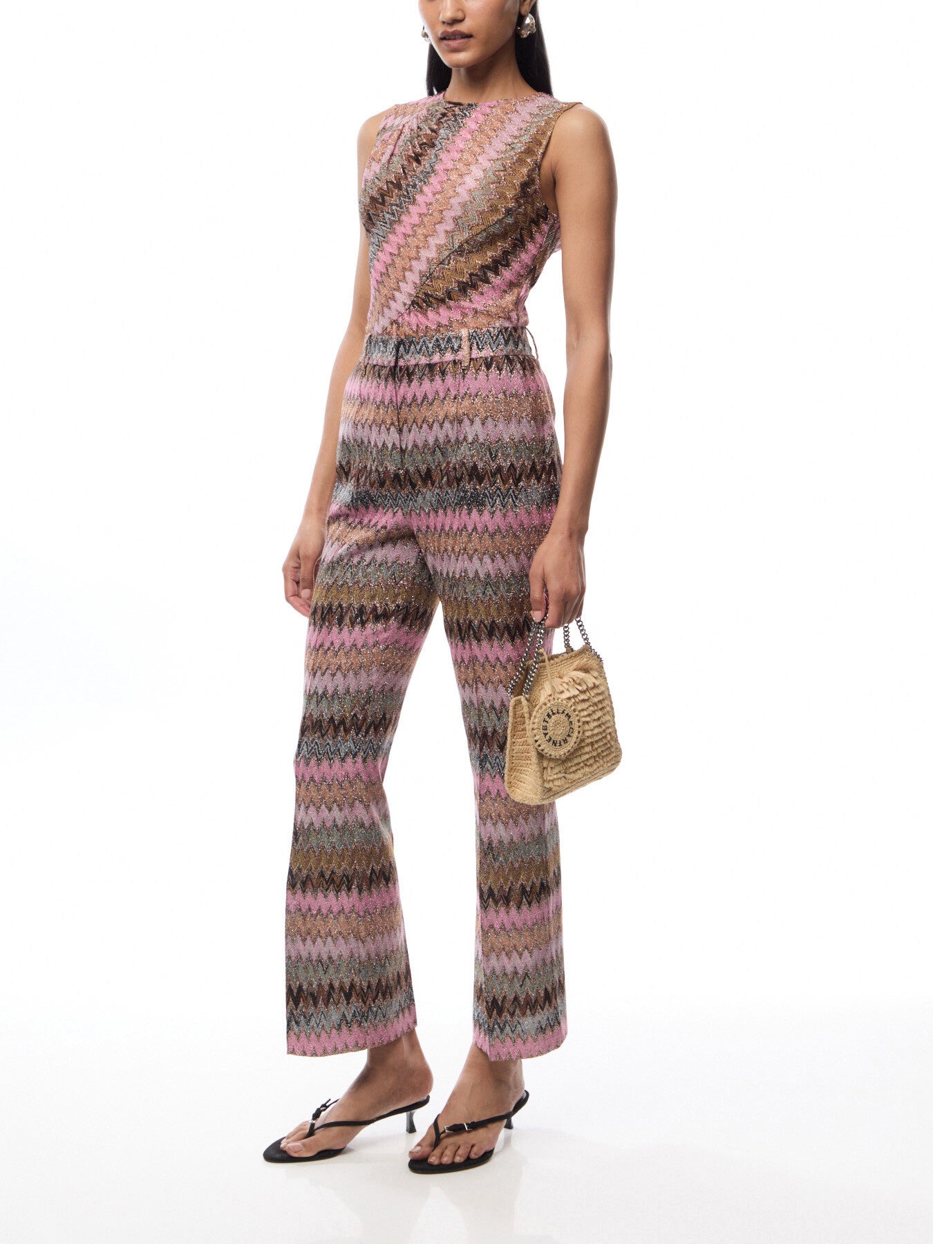 Sequin Ribbed Trousers