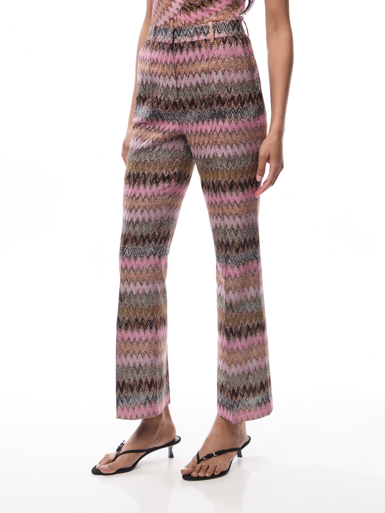Sequin Ribbed Trousers