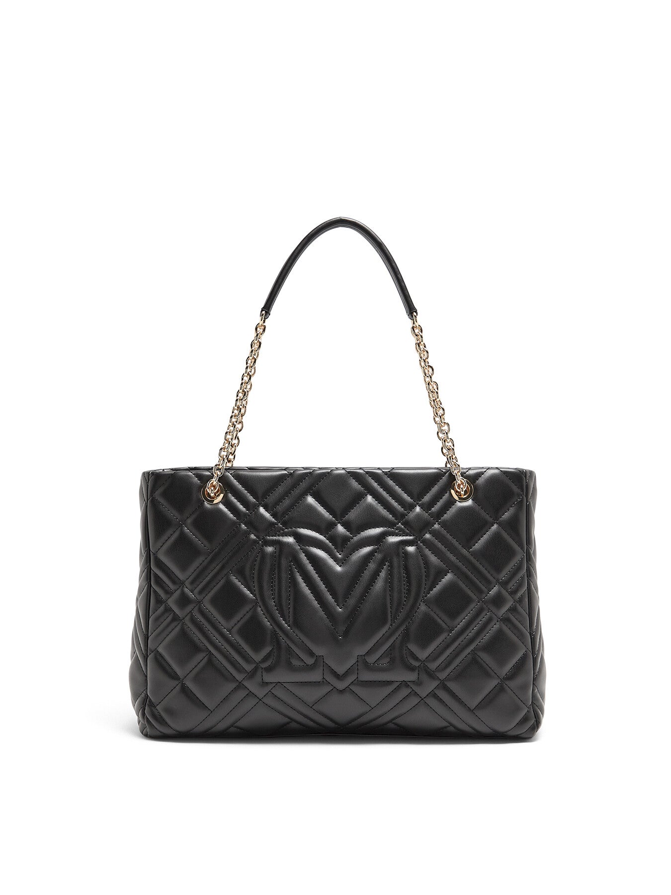Quilted shoulder tote
