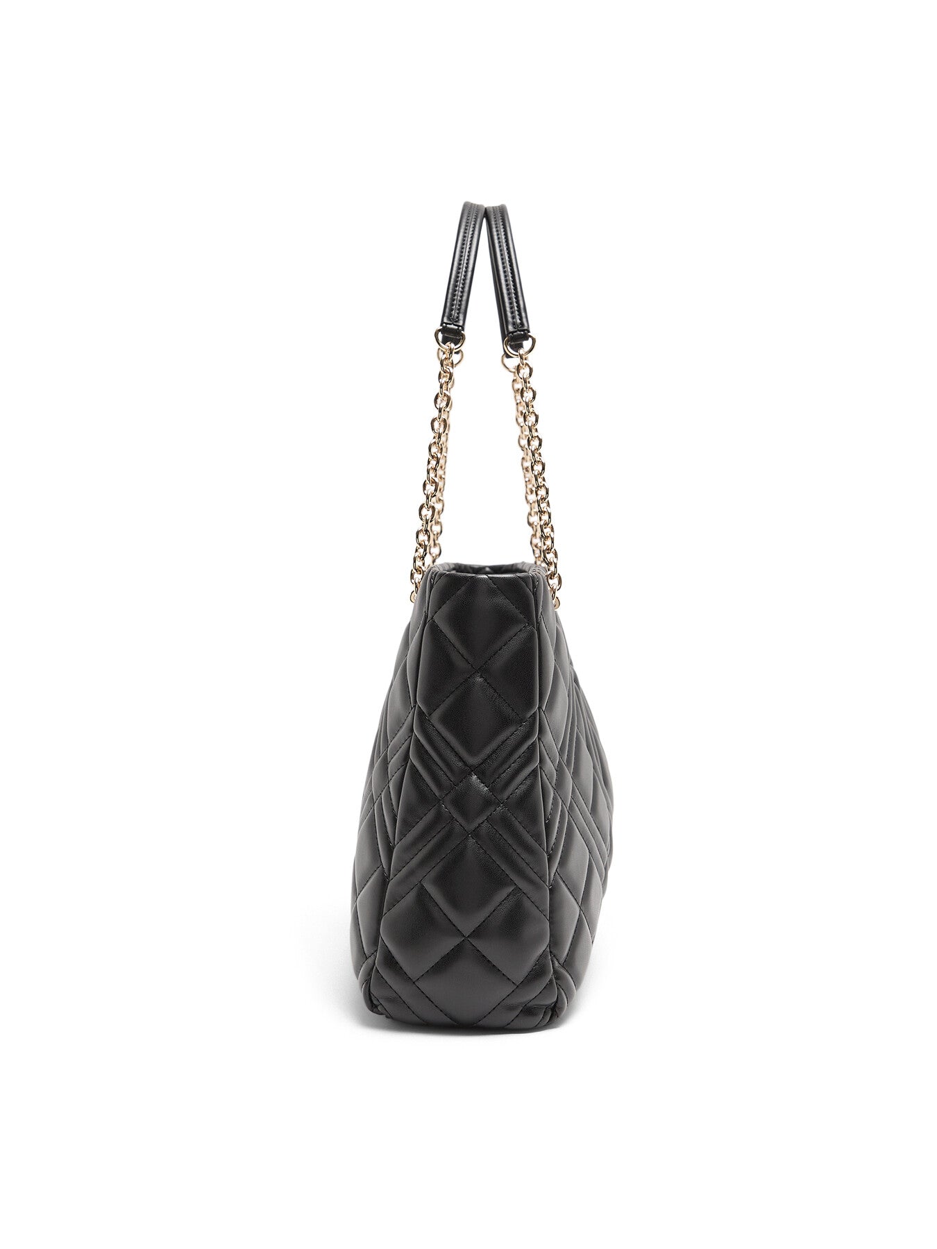 Quilted shoulder tote