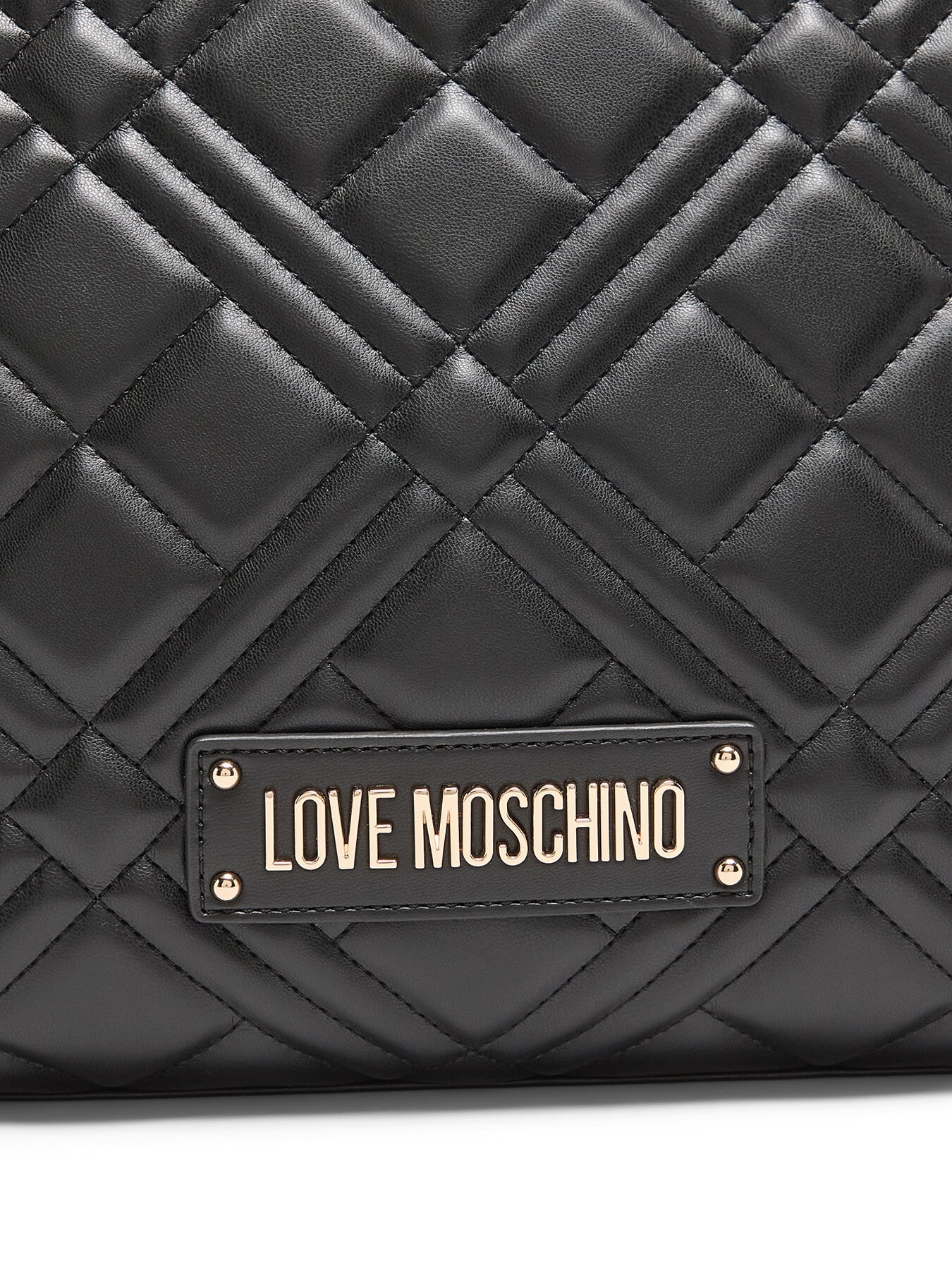 Quilted shoulder tote