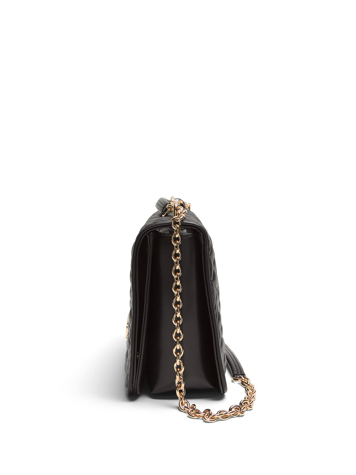 Quilted Shoulder Bag with Chain Strap
