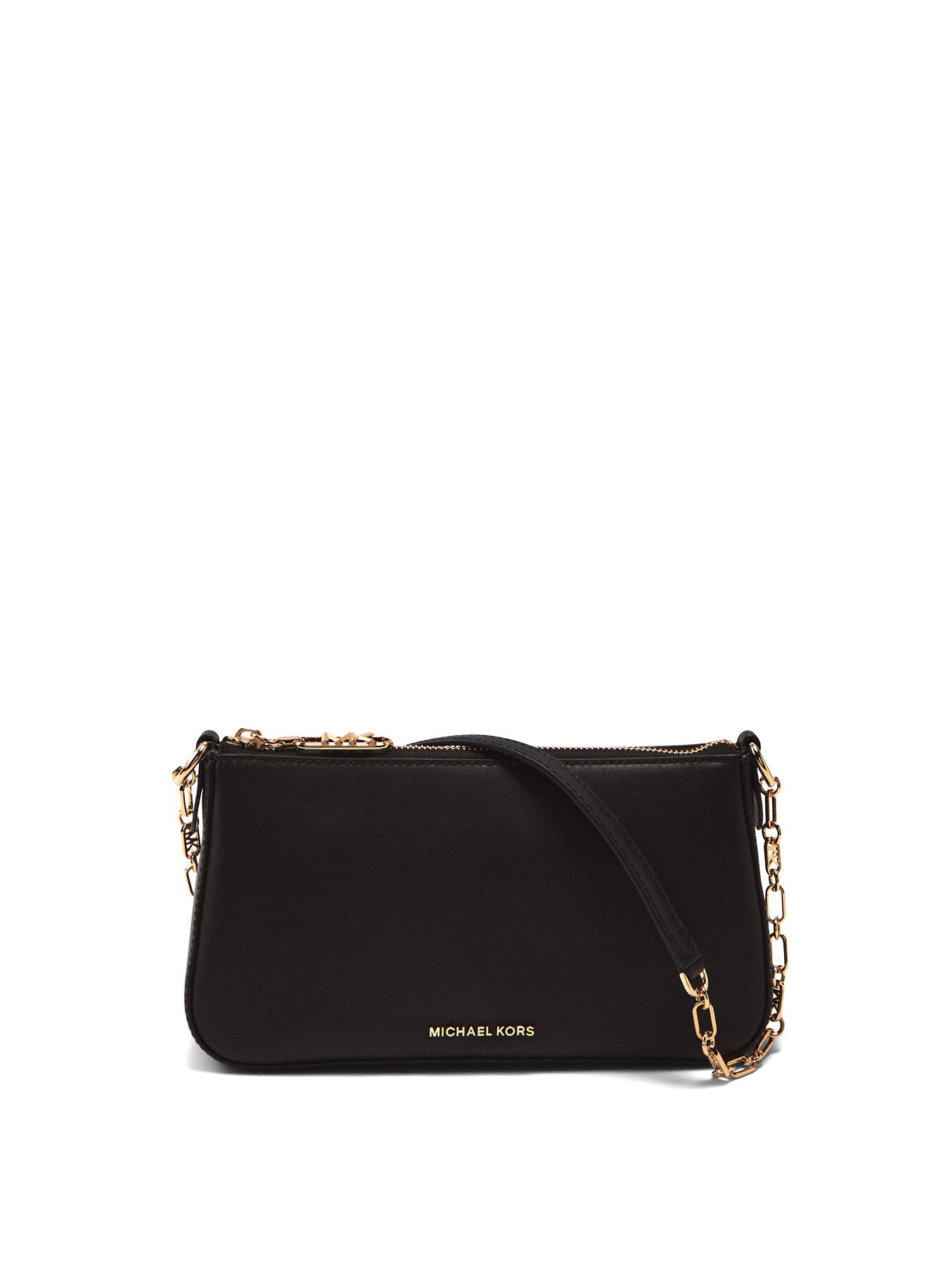 Empire Medium Leather Chain-Link Pochette