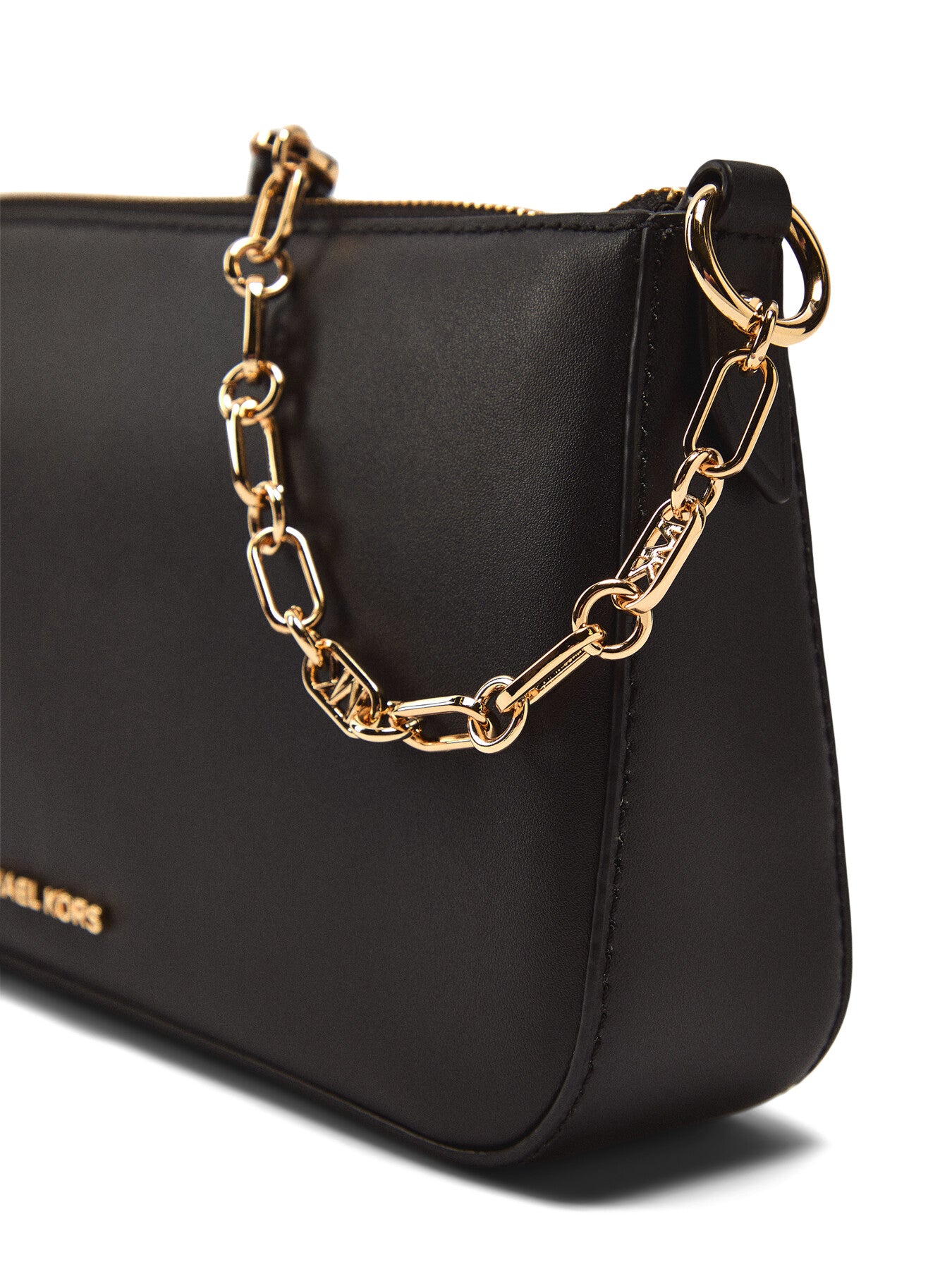 Empire Medium Leather Chain-Link Pochette