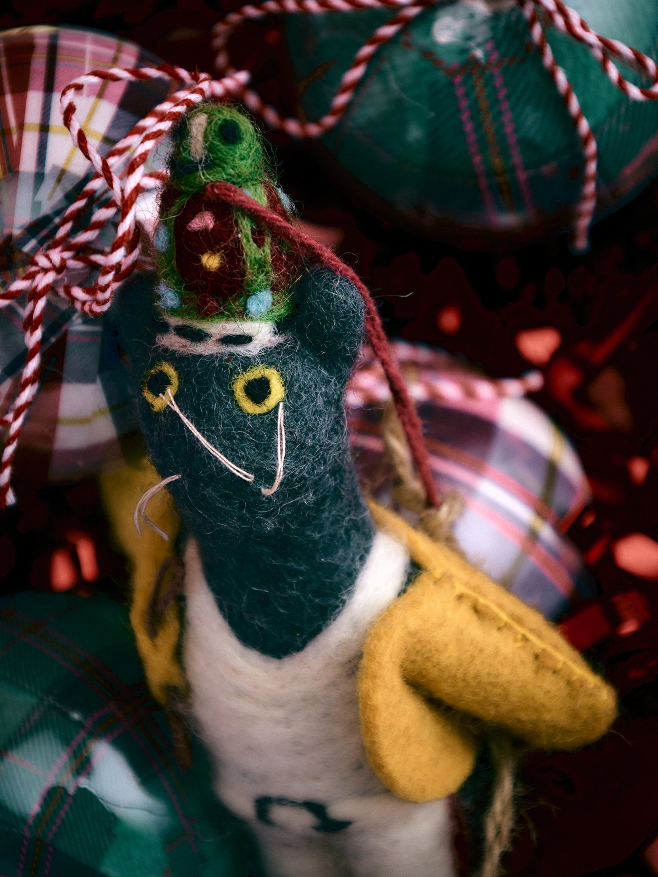 Freddie Meow-cury Christmas Tree Hanging Decoration
