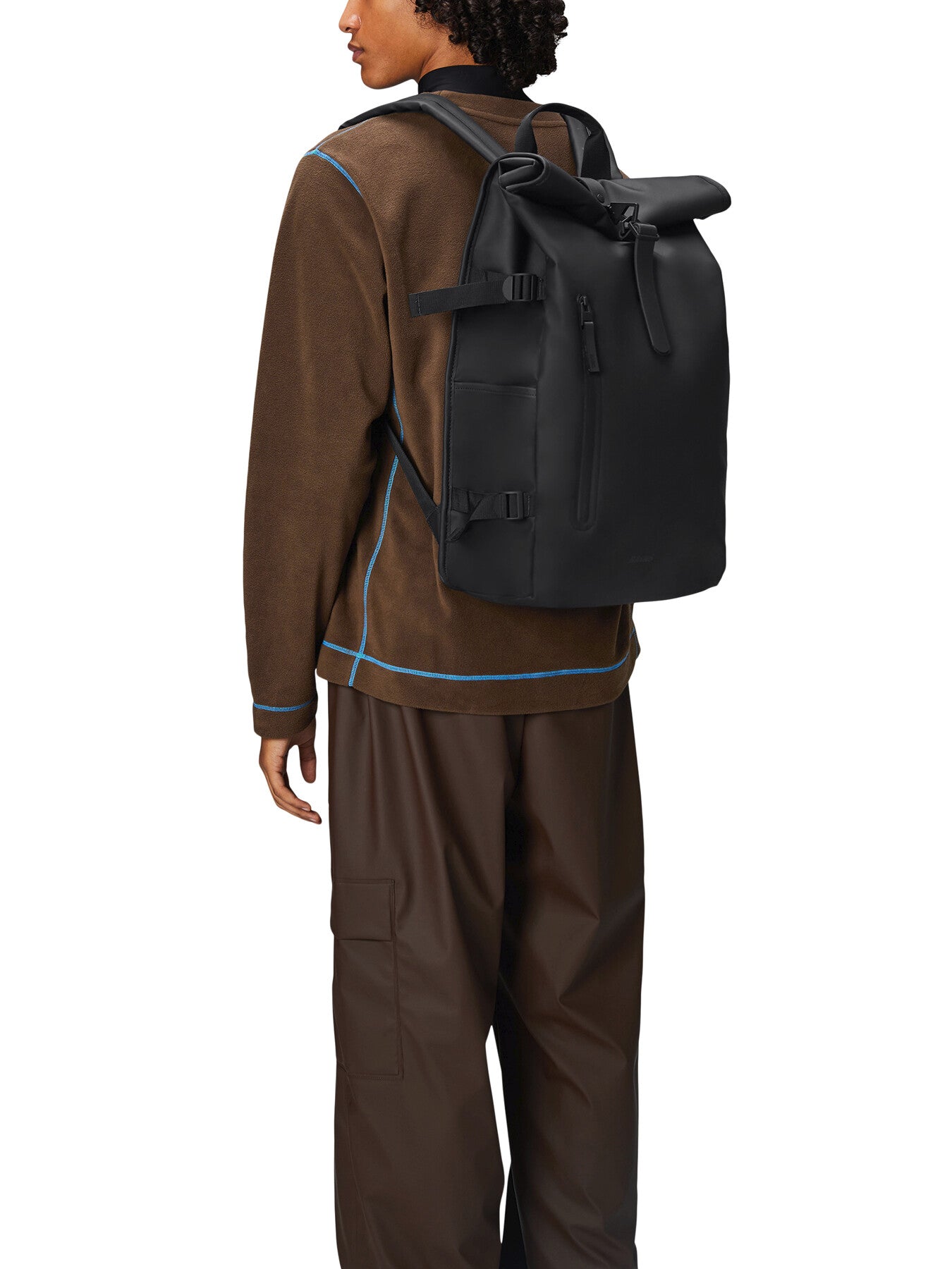 Rolltop Rucksack Large W3 Black