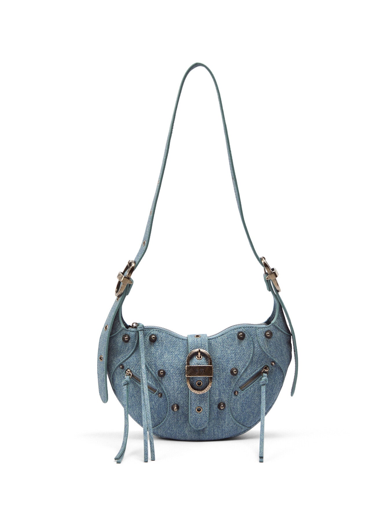 Tessa Denim Effect Shoulder Bag