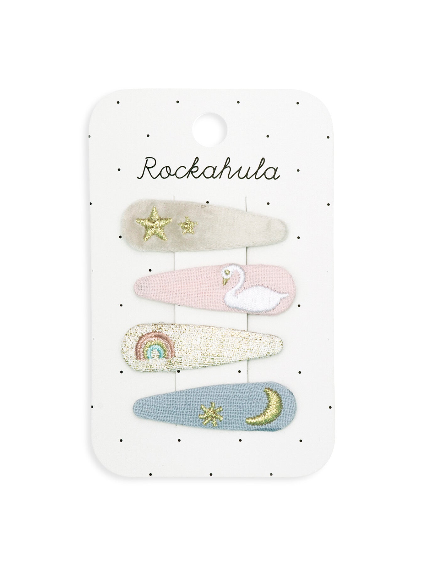 Enchanted Embroidered Clip Set