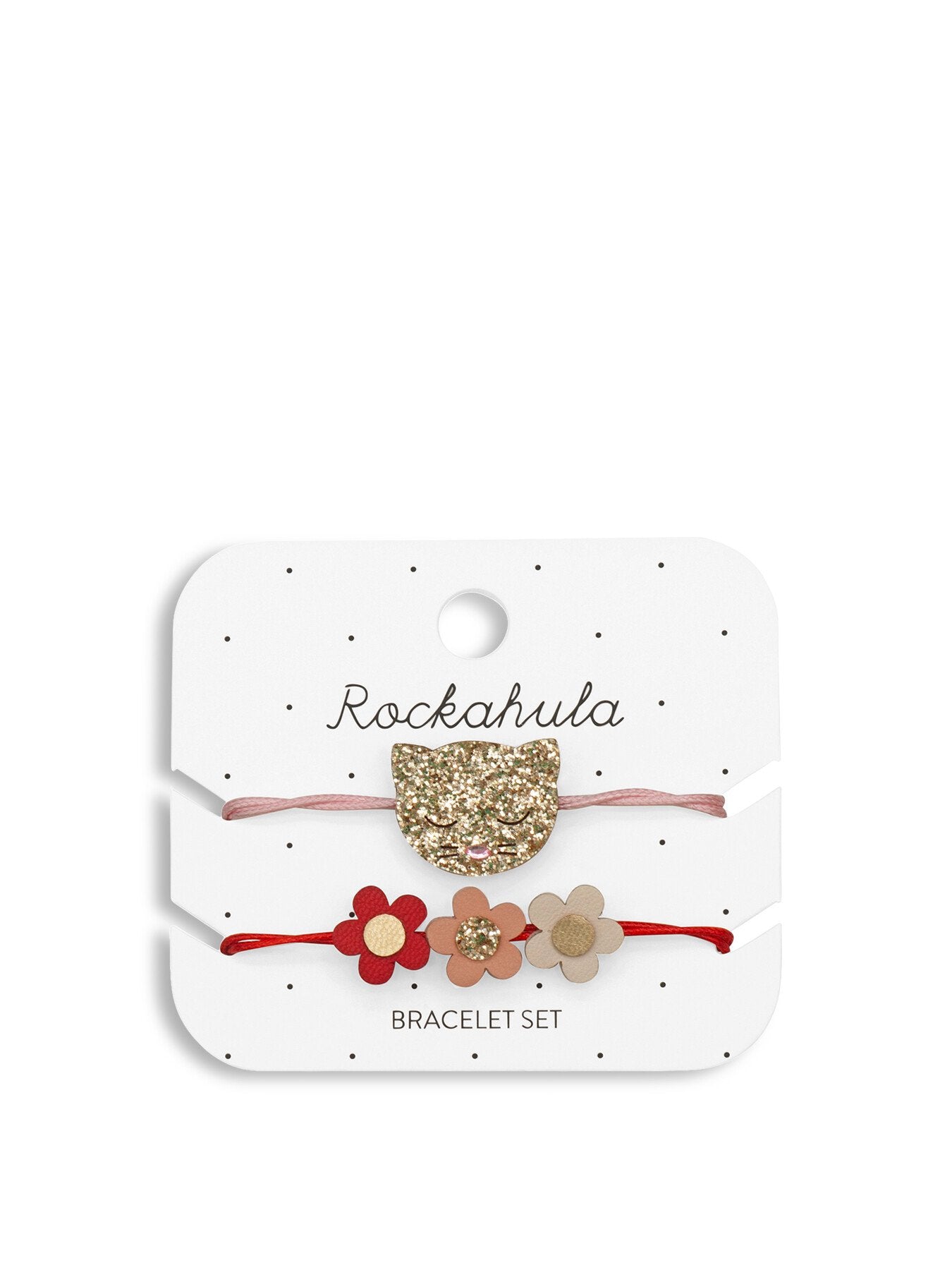 Clara Cat Bracelet Set Pink