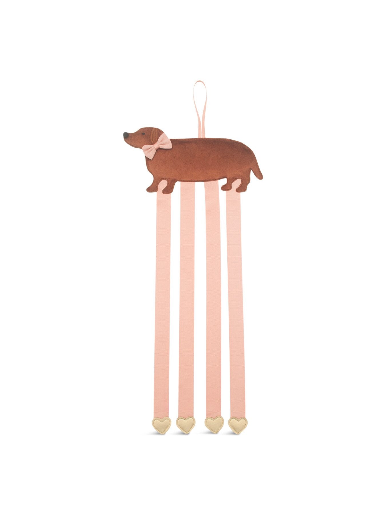 Sausage Dog 4 Ribbon Clip Hanger
