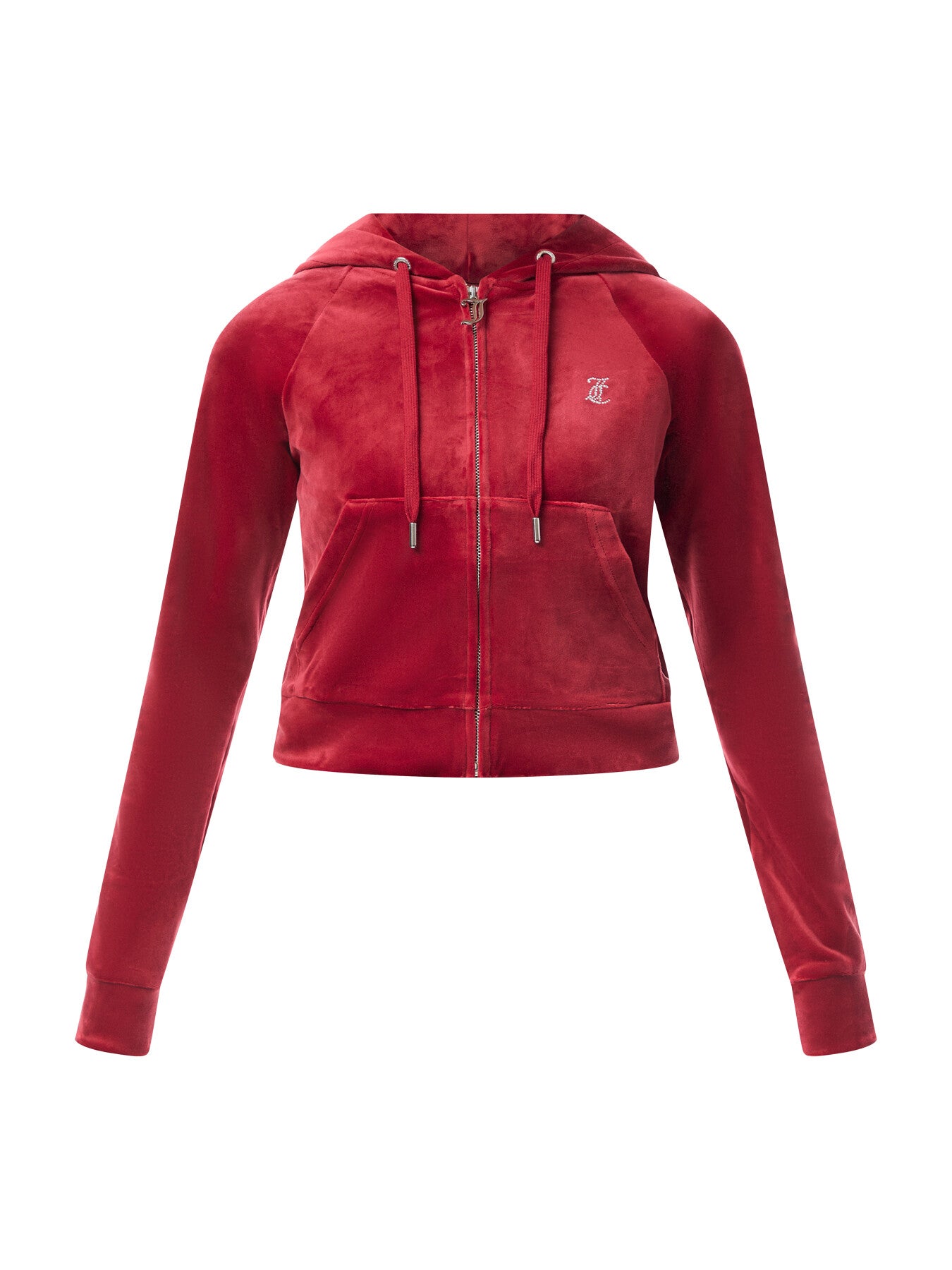 Madison Velour Red Hoodie