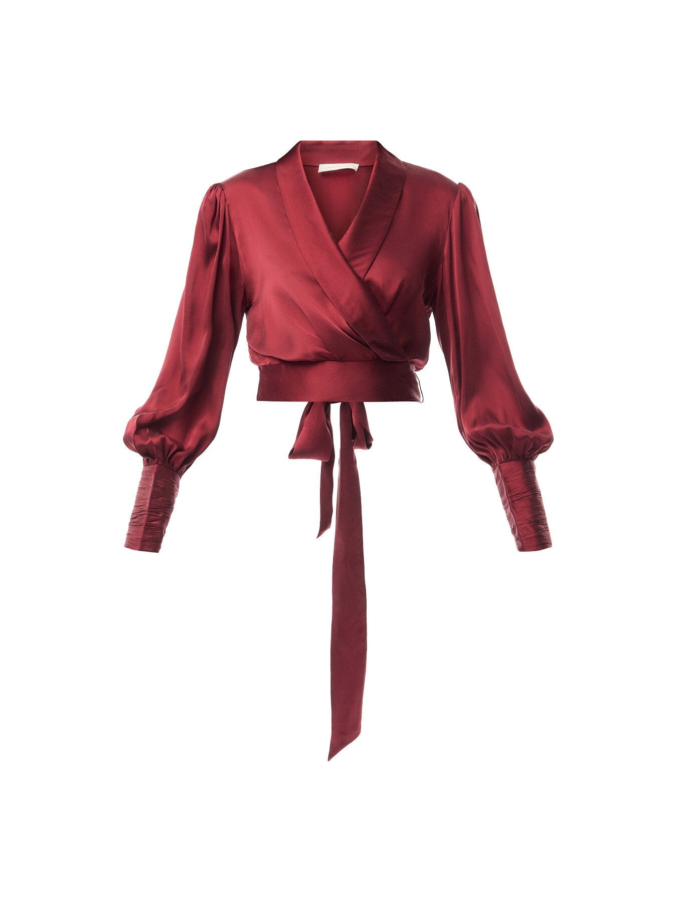 Silk Wrap Top