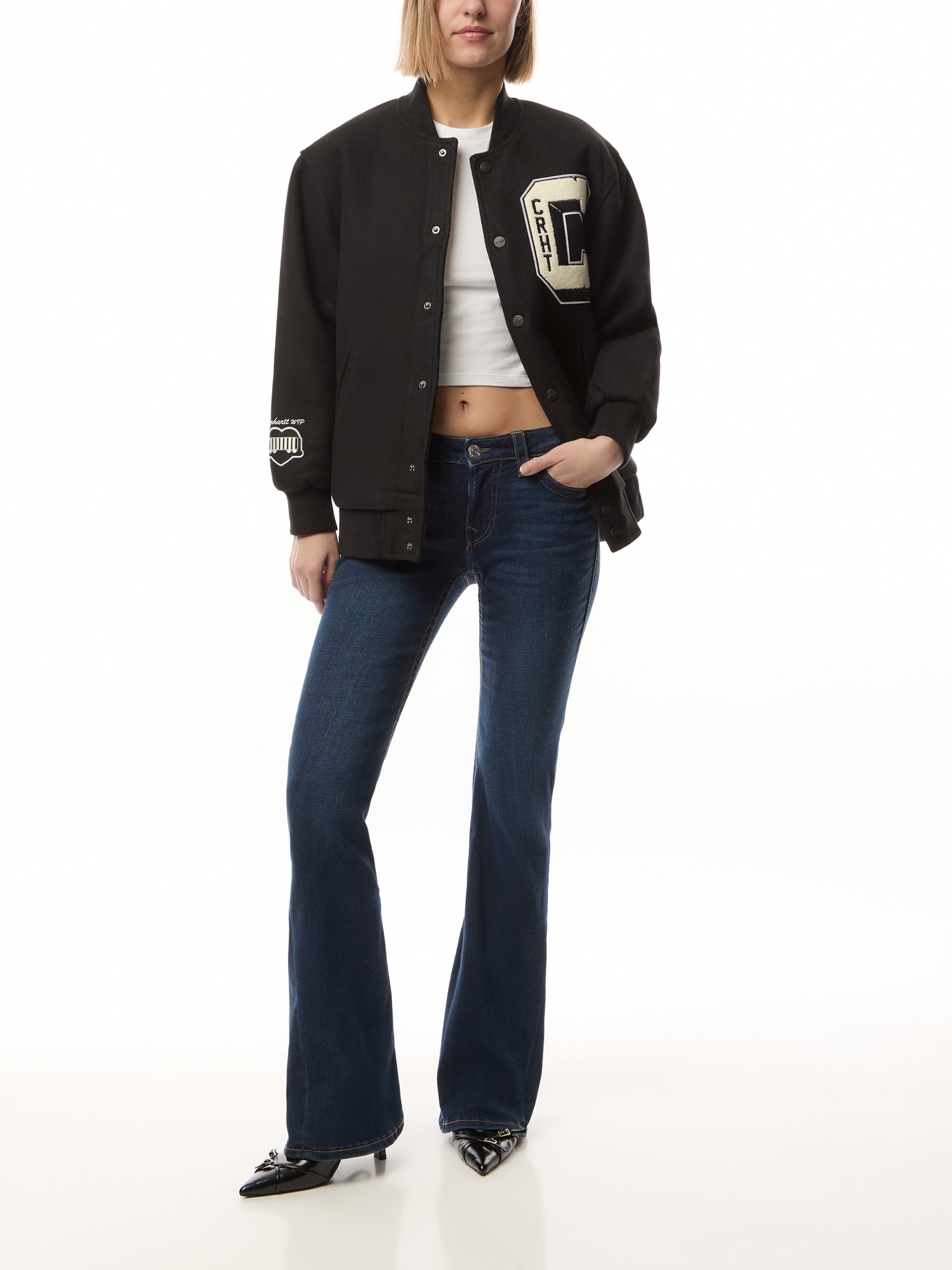 Joey Mid Rise Flare Flap