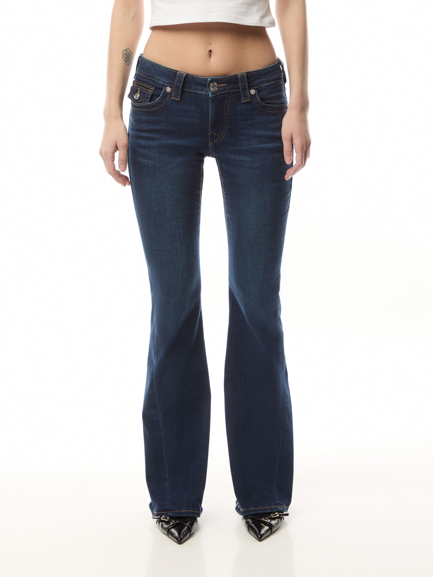 Joey Mid Rise Flare Flap