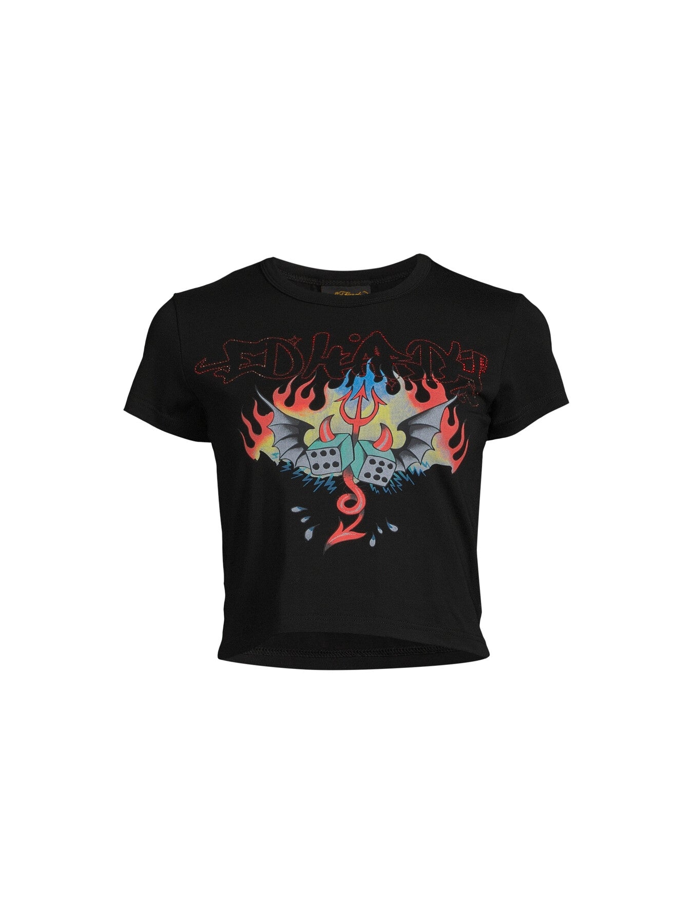 Lifes A Gamble Diamante Baby T-Shirt