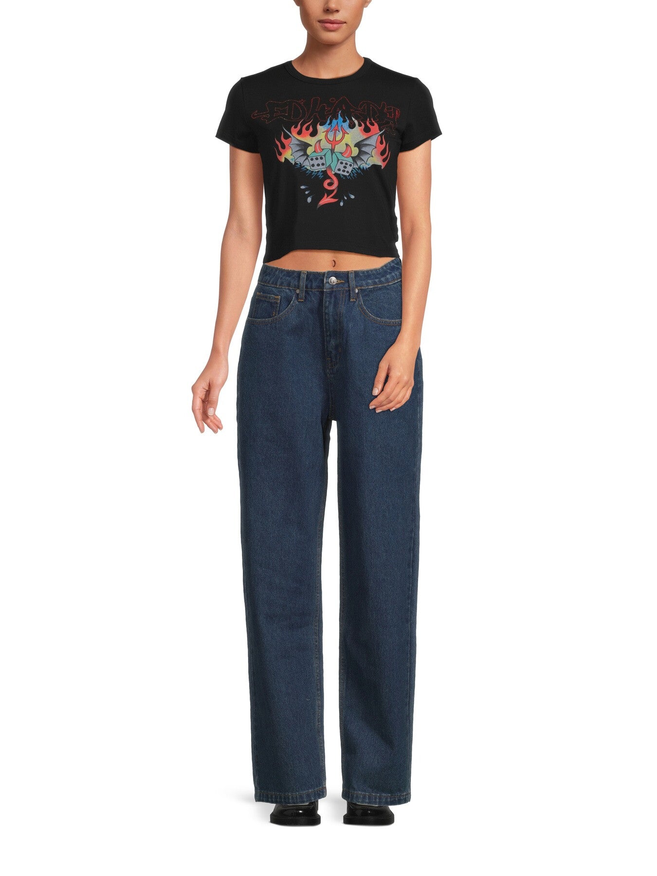 Lifes A Gamble Diamante Baby T-Shirt