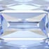 Rhodium Plated/Blue