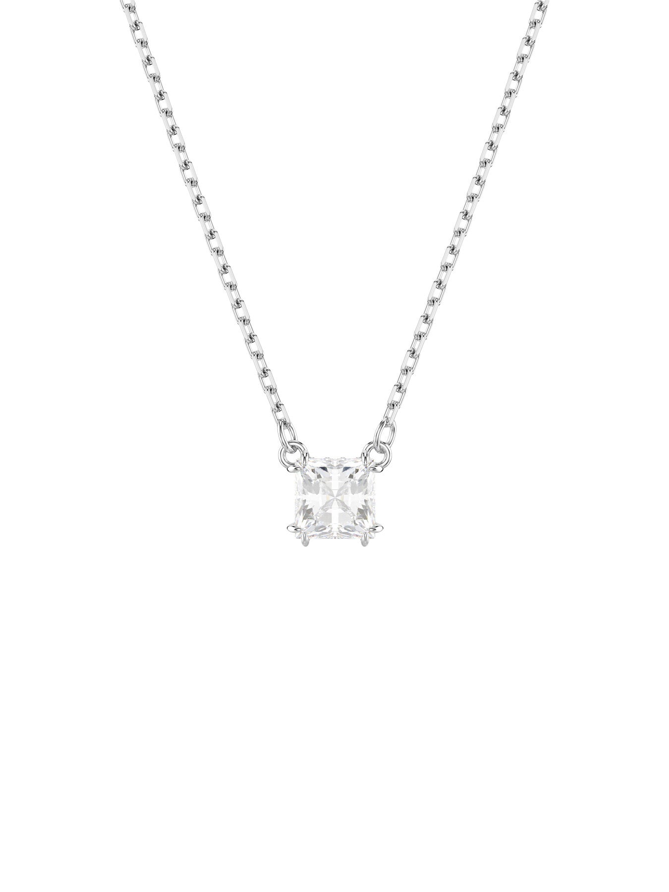 Stilla Square Cut Pendant Necklace
