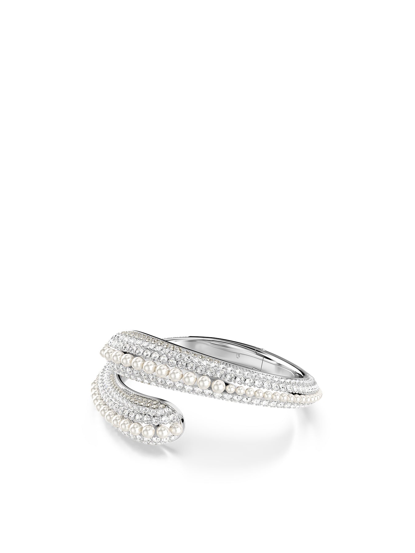 Sublima Crystal Pearl Cuff Bracelet