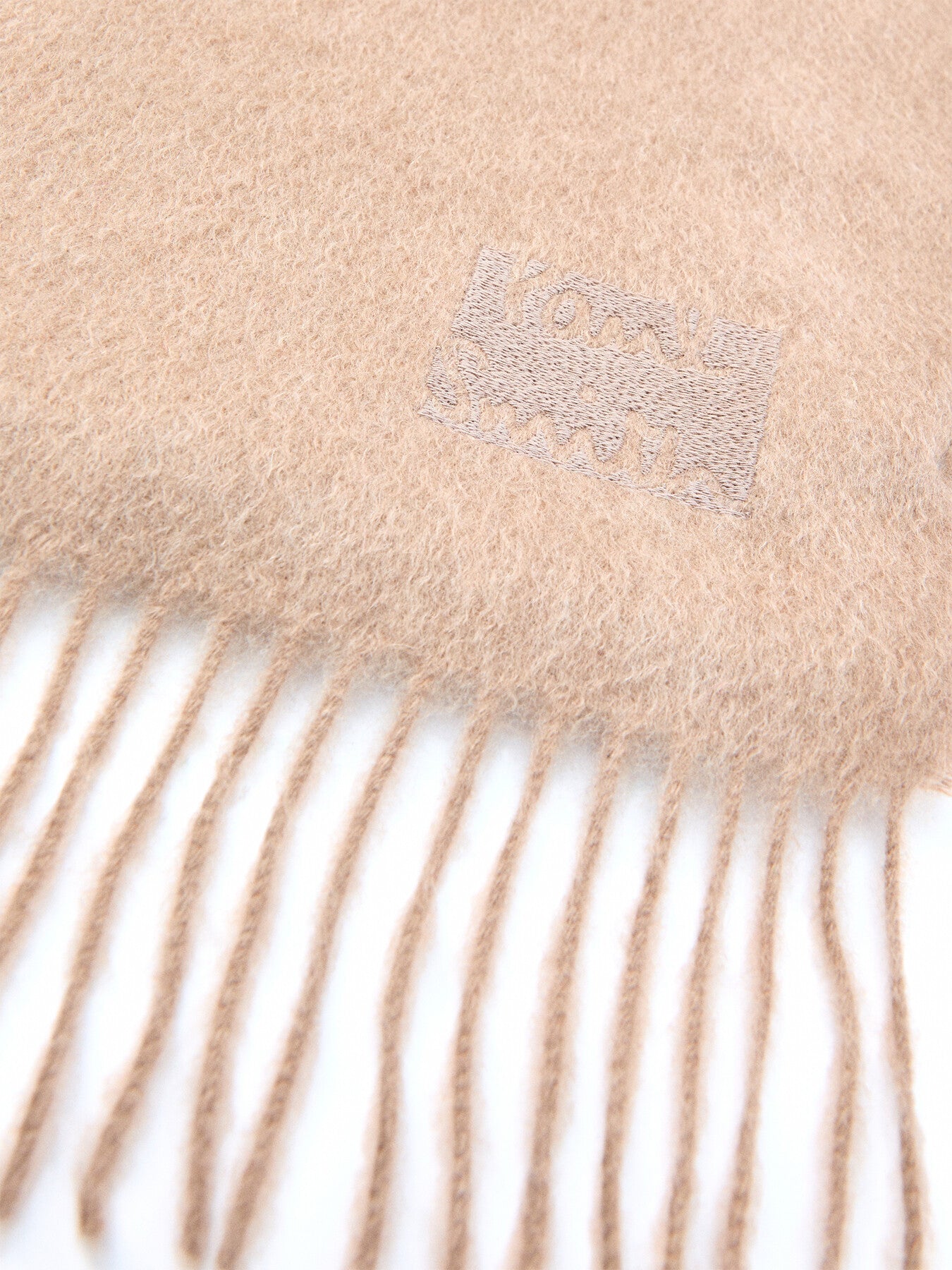 Logo Cashmere Scarf