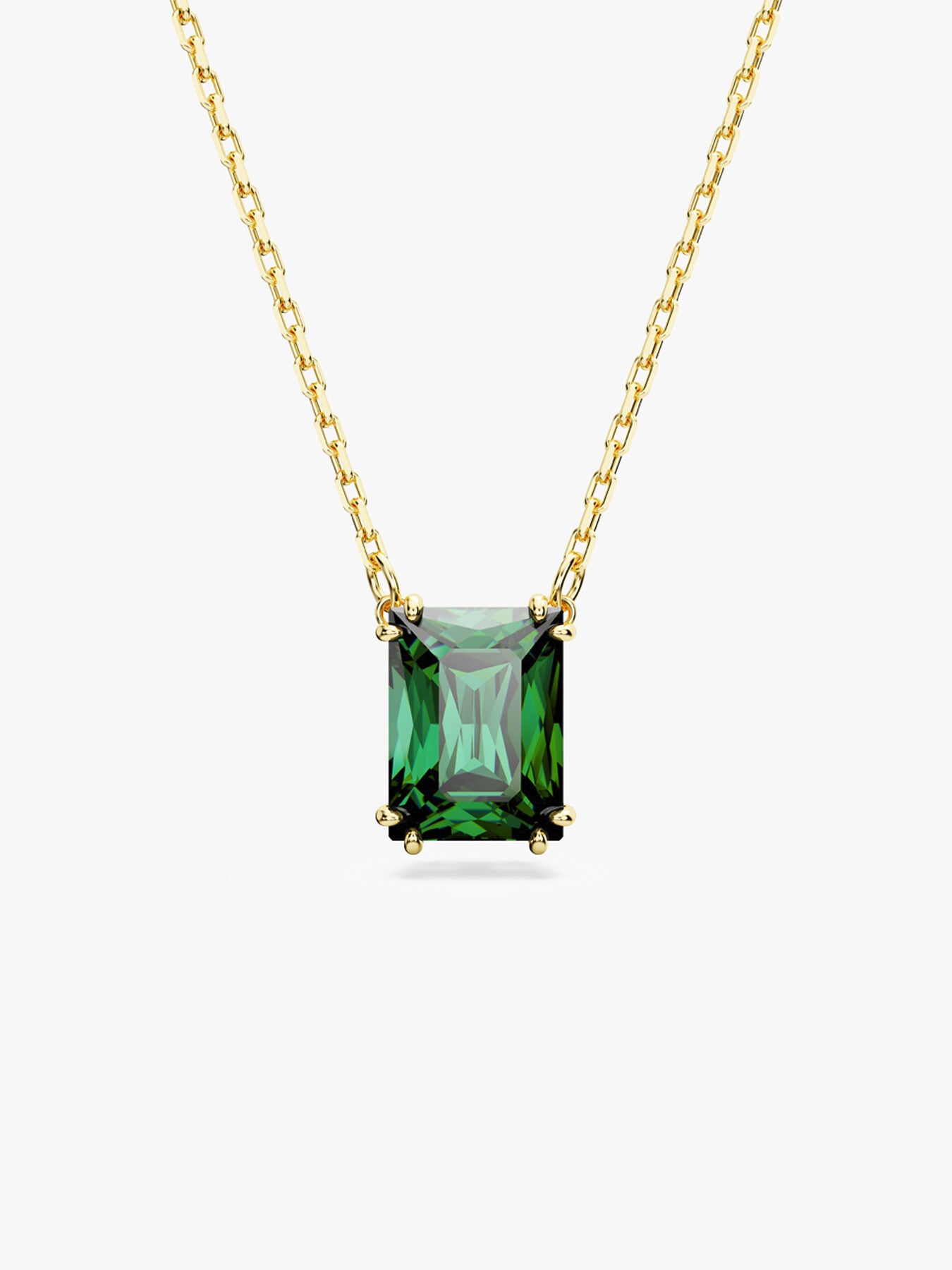 Matrix Rectangular Cut Pendant Necklace